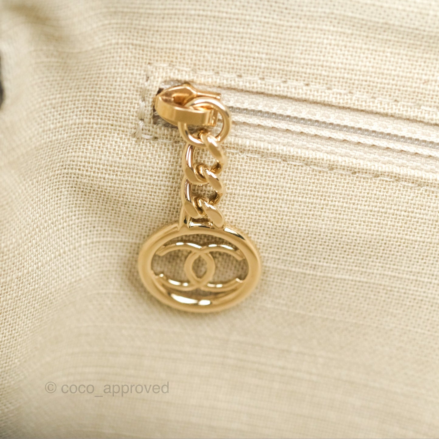 Chanel New Small Deauville Tote Dark Navy Cotton Raffia Logo