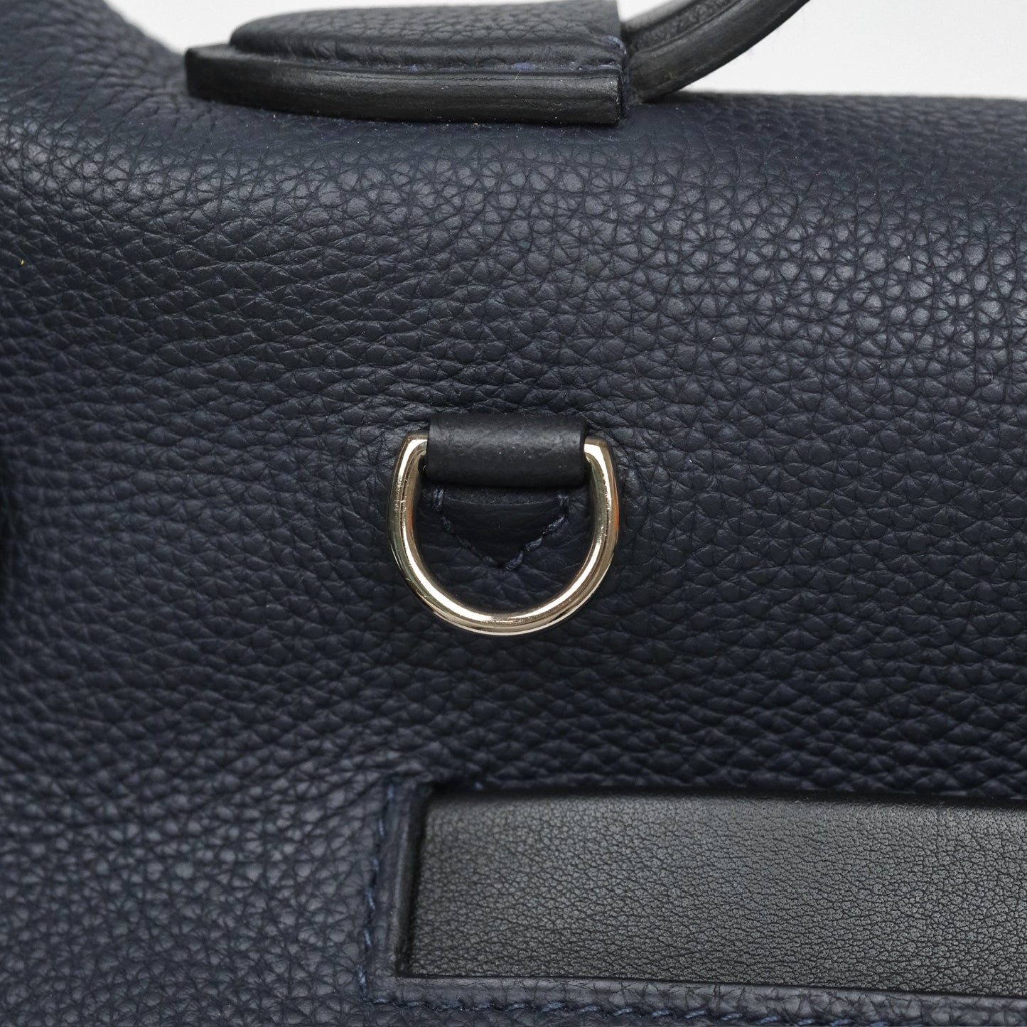 Hermès 24/24 29 Bleu Nuit 2Z / Noir Black 89 Togo/Swift Palladium Hardware