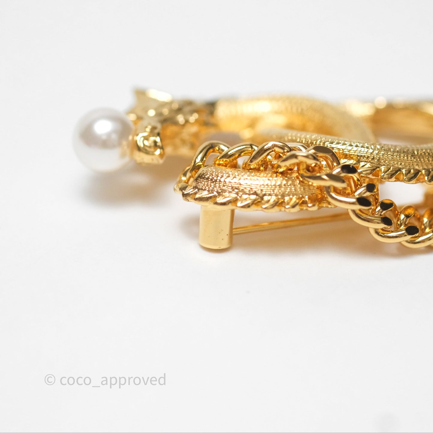 Chanel CC Dragon Chinese New Year Edition Brooch Gold Tone 24C
