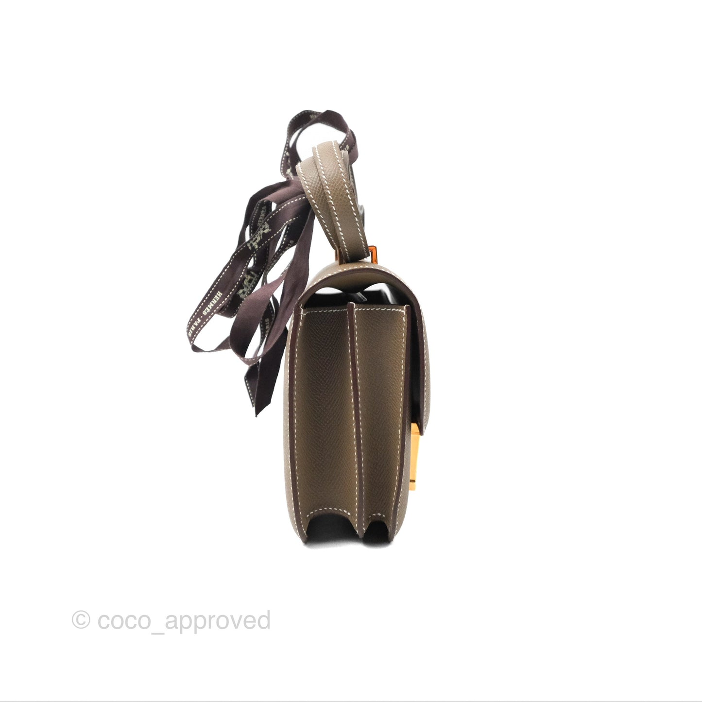 Hermès Constance Mini 18cm Mirror Etoupe Epsom Rose Gold Hardware