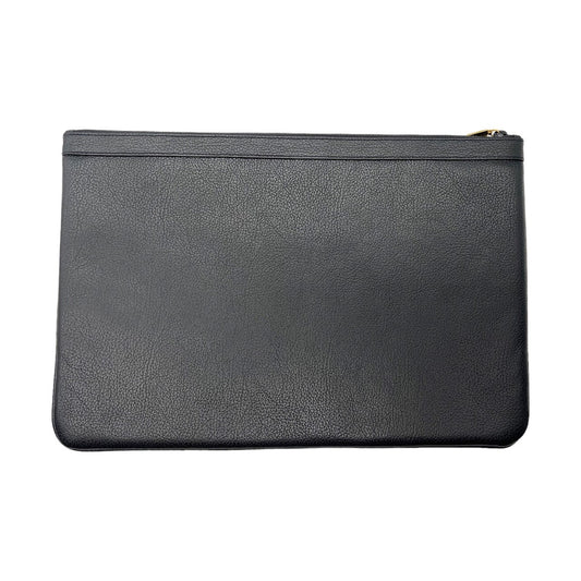 Luxury Gucci Vintage Black Leather Portfolio