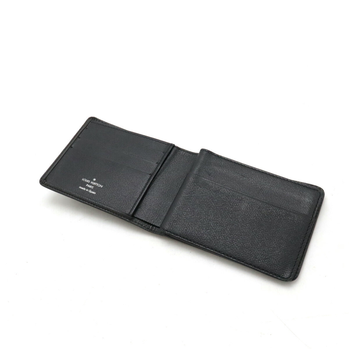 Louis Vuitton Taiga Bifold Wallet Black M30422