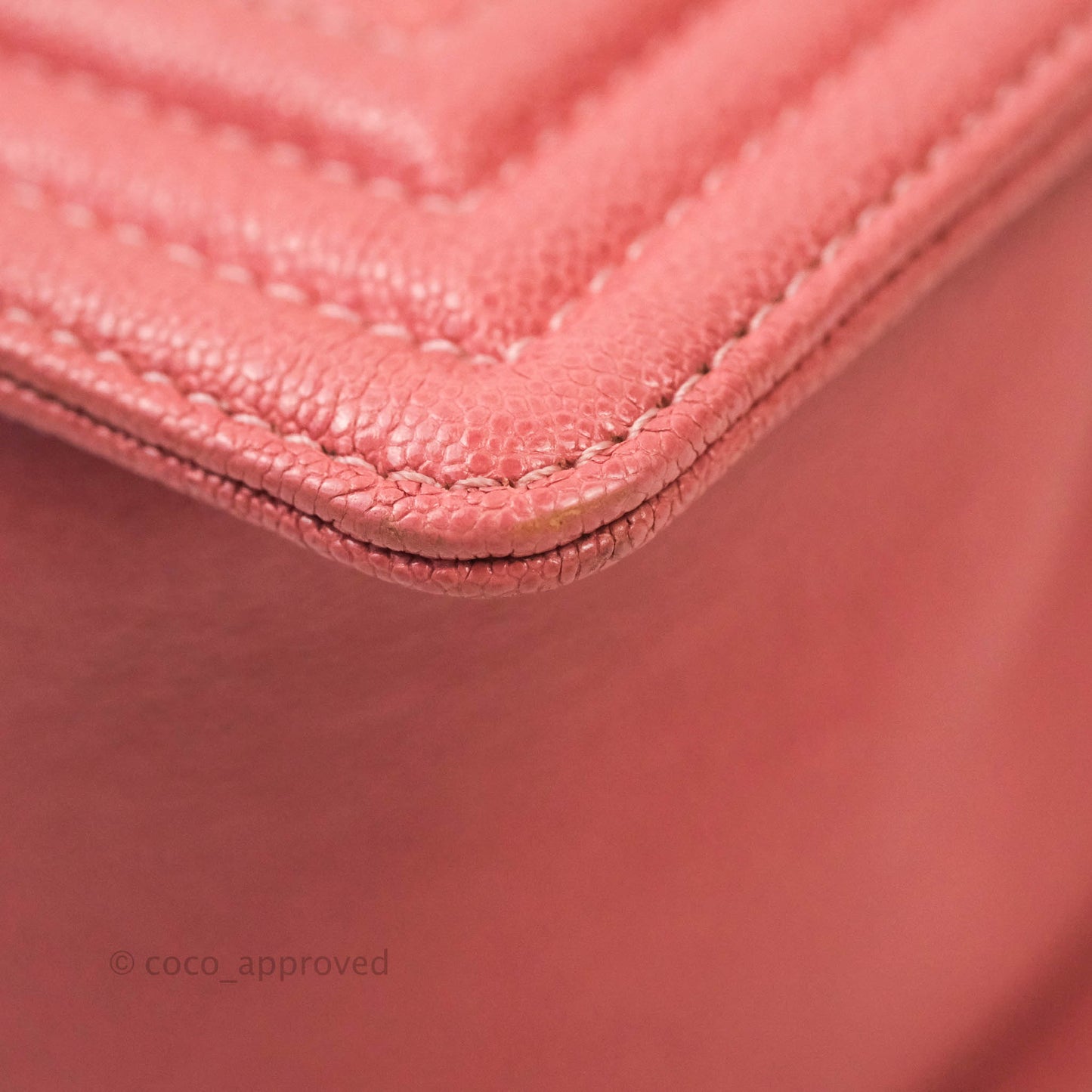 Chanel Boy Chevron Medium Pink Caviar Gold Hardware