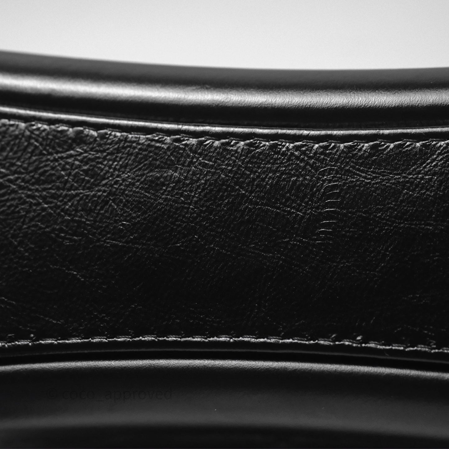 Chanel Small Gabrielle Hobo Quilted So Black Aged Calfskin