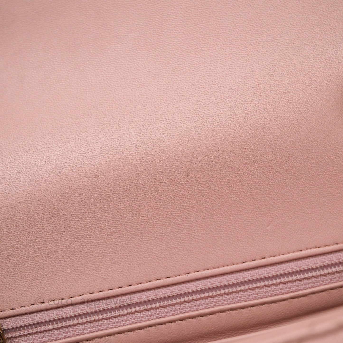 Chanel Mini Square Flap Quilted Pink Lambskin Gold Hardware