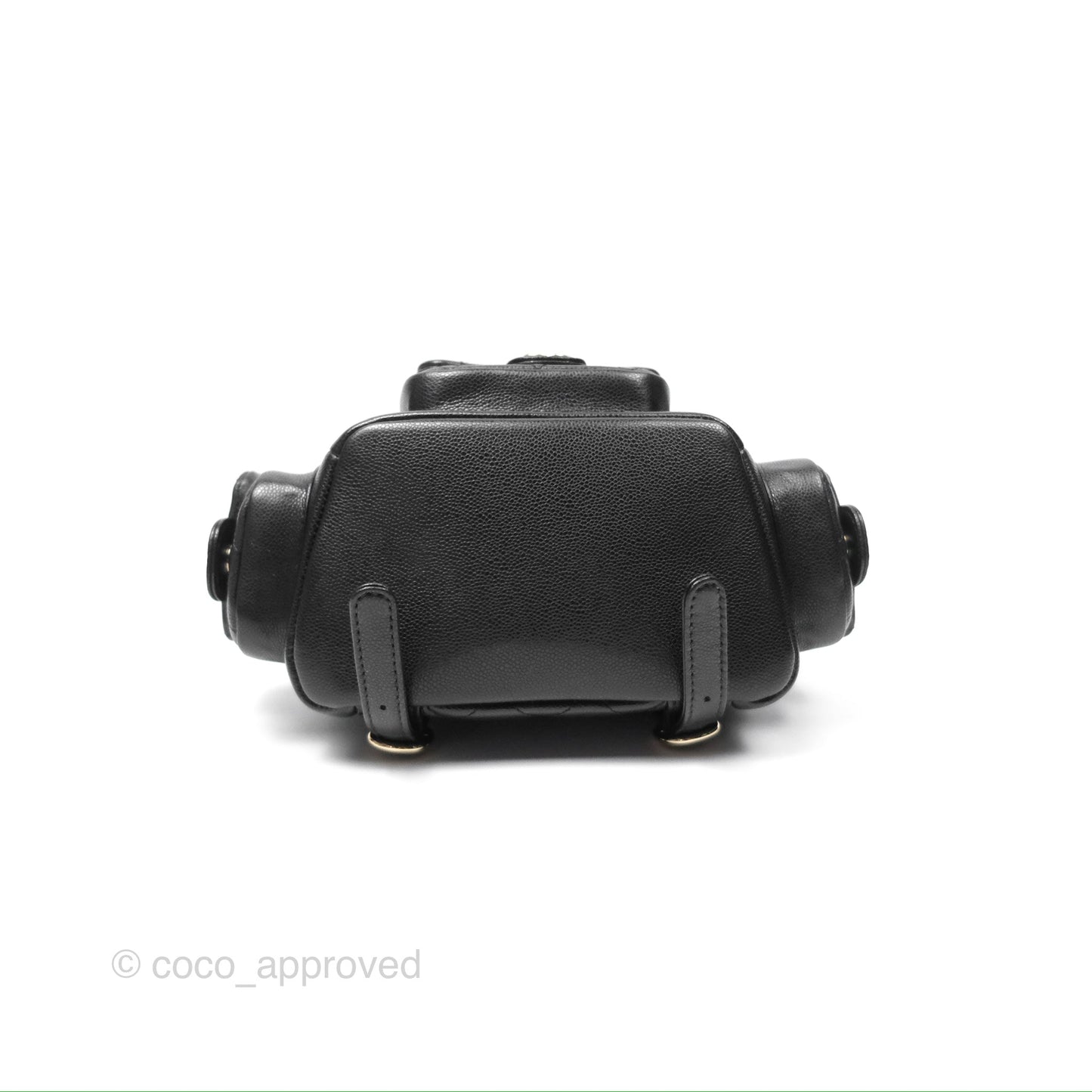Chanel Small Duma Backpack Caviar Black Gold Hardware 23K