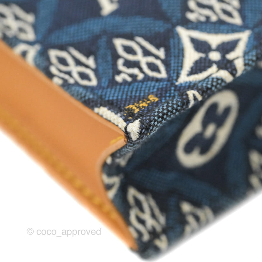 Louis Vuitton Petit Sac Plat Bag Denim Since 1854