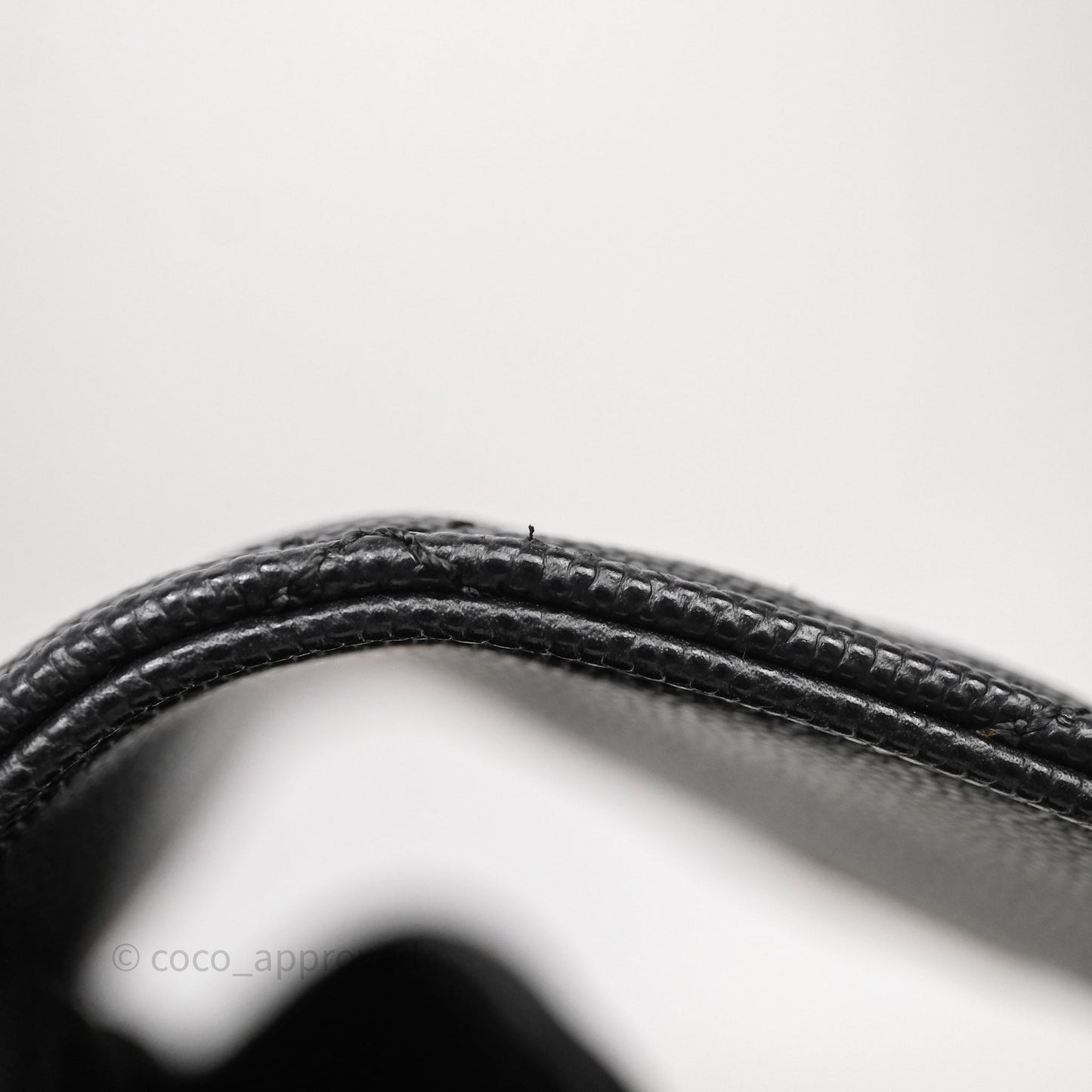 Chanel Small Coco Handle Black Caviar Light Gold Hardware