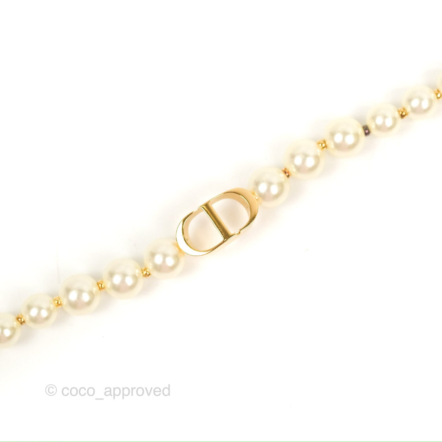 Dior 30 Montaigne Pearl Bracelet Gold Tone