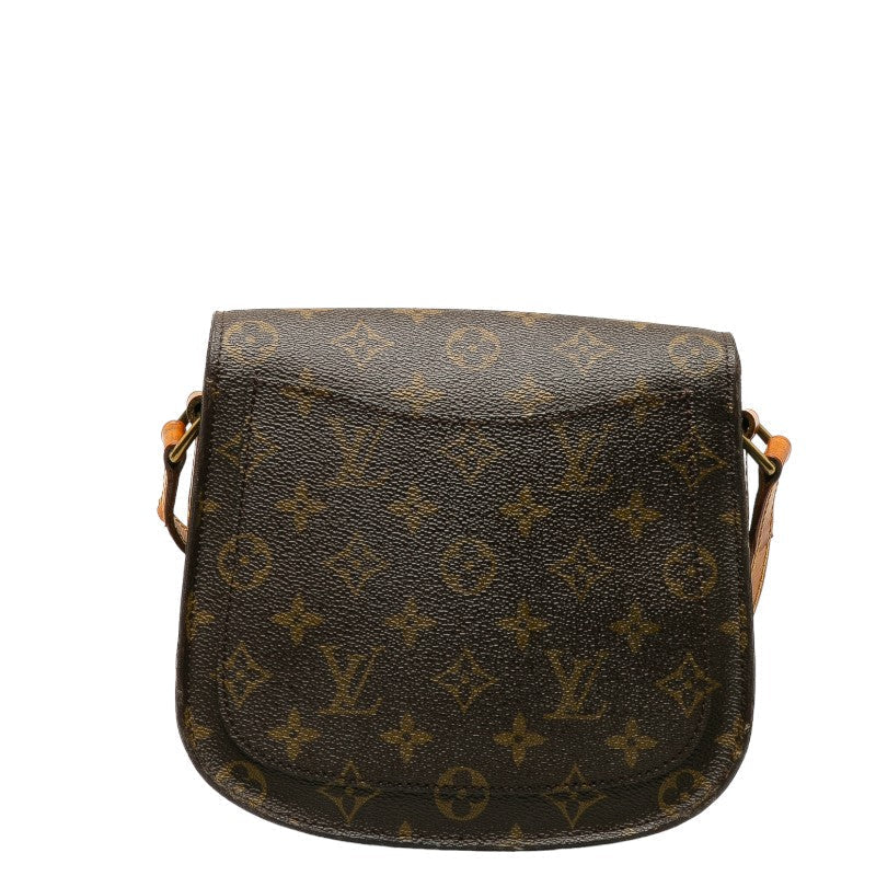 Louis Vuitton Monogram Saint-Cloud MM Shoulder Bag M51243 Brown