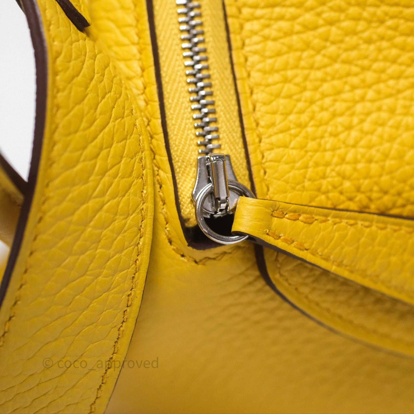 Hermès Mini Lindy 20 Sun B4 Clemence Palladium Hardware