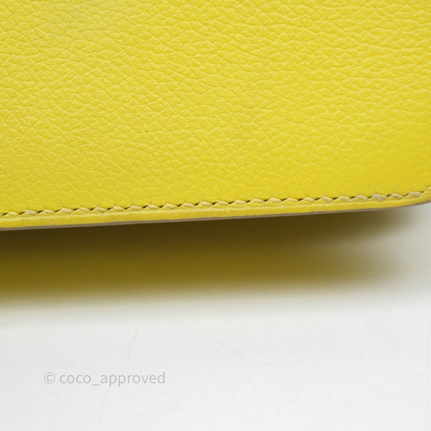 Hermès Roulis Mini 18 Lime 9R Evercolor Gold Hardware