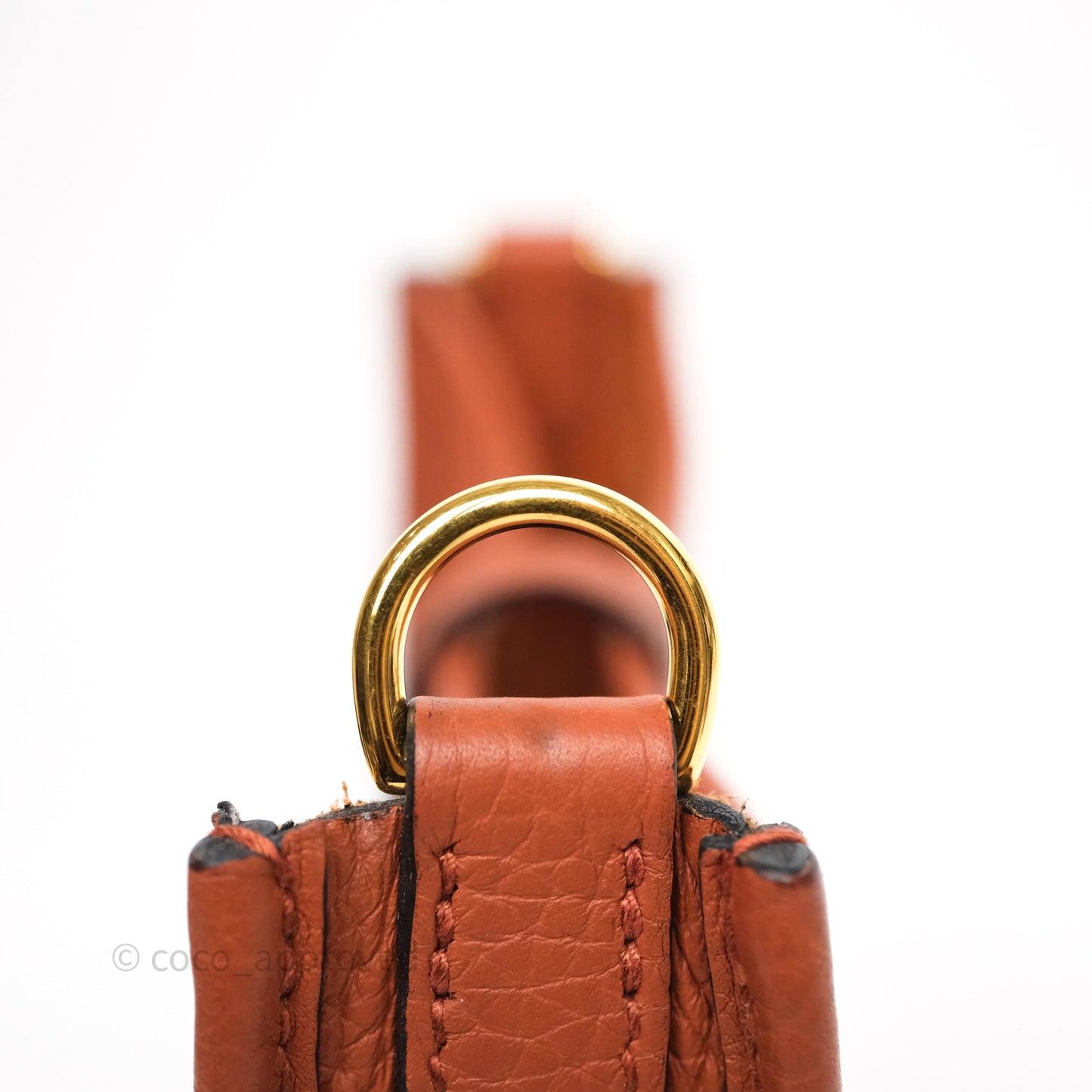 Hermès Mini Evelyne 16 Brick Clemence Gold Hardware
