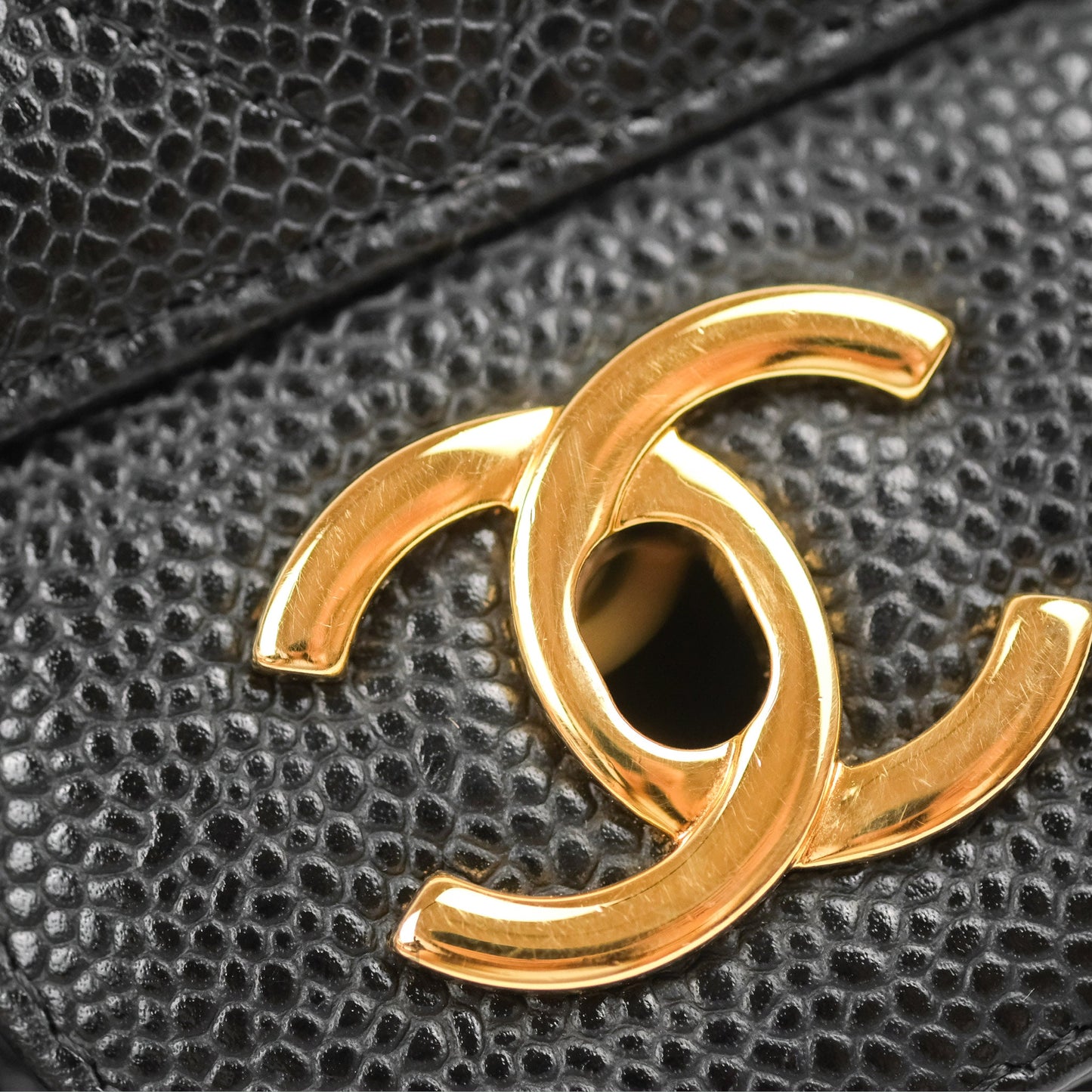 Chanel Jumbo Double Flap Black Caviar Gold Hardware⁣⁣