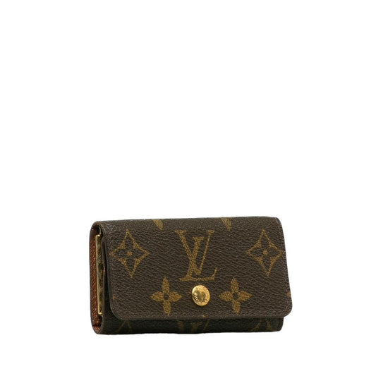 Louis Vuitton Monogram Multicles 4 Key Case M62631 Brown PVC Leather