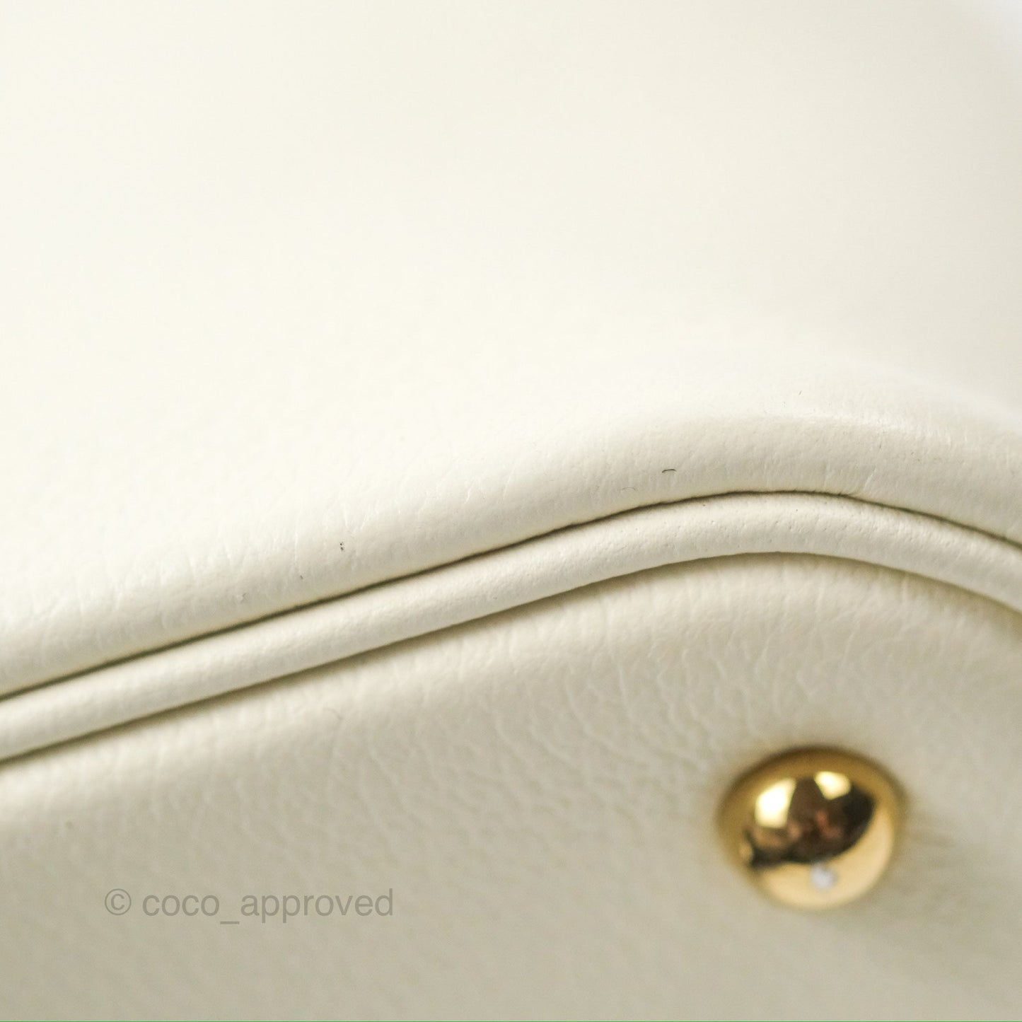 Hermès Bolide 1923 25 Mushroom 0T/Biscuit 48 Evercolor Gold Hardware