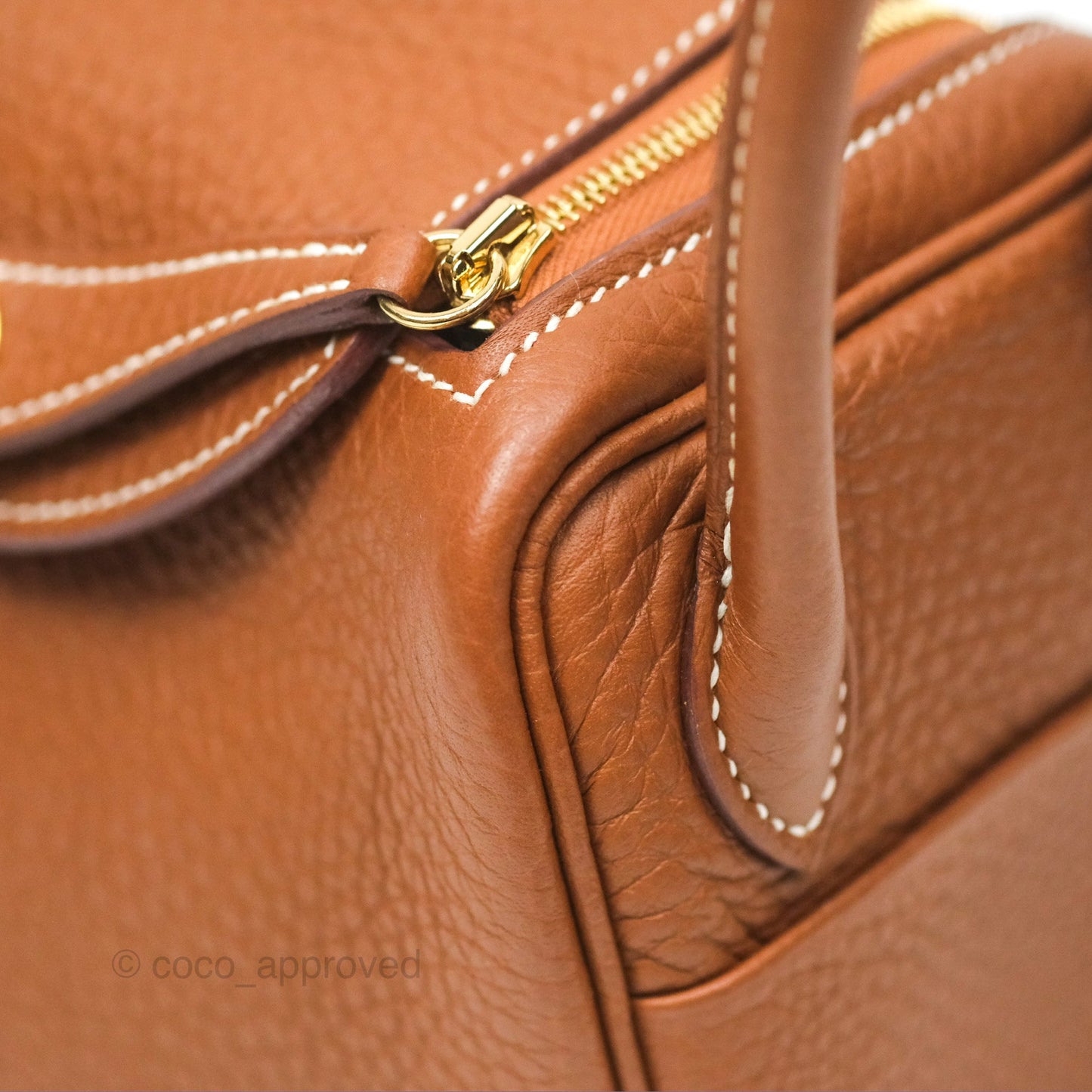Hermès Mini Lindy 20 Gold Clemence Gold Hardware