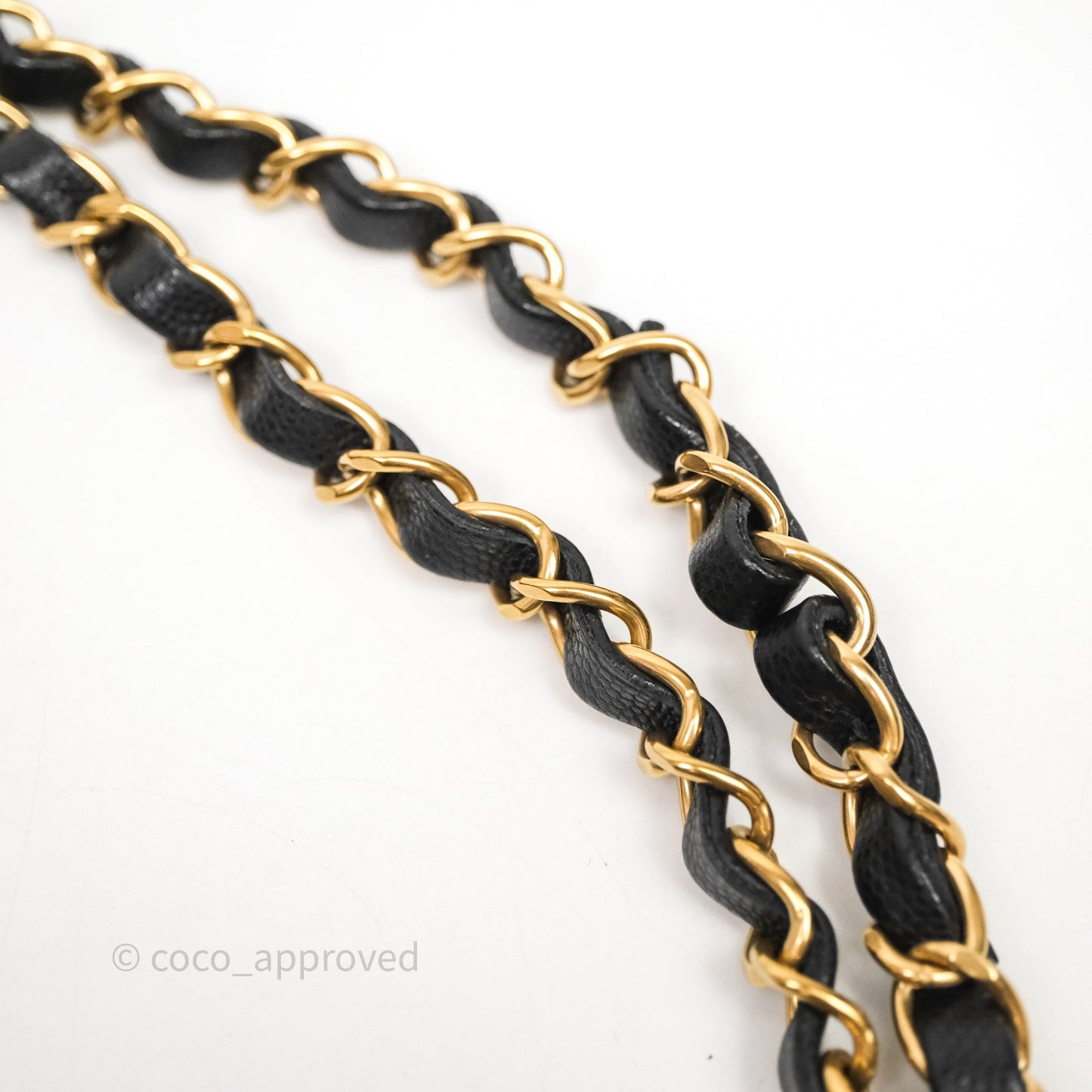 Chanel 22 Small Black Caviar Aged Gold Hardware