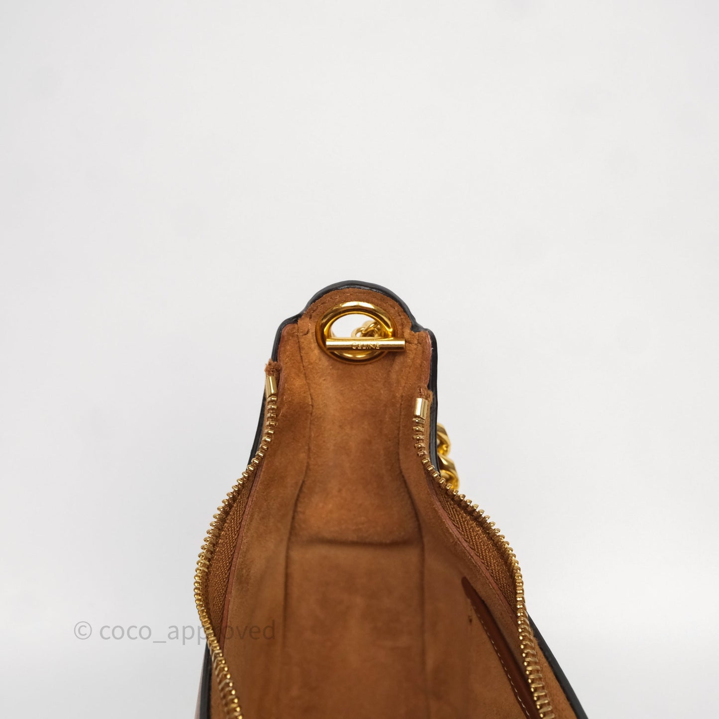 Celine Medium Ava Chain Bag Tan Calfskin