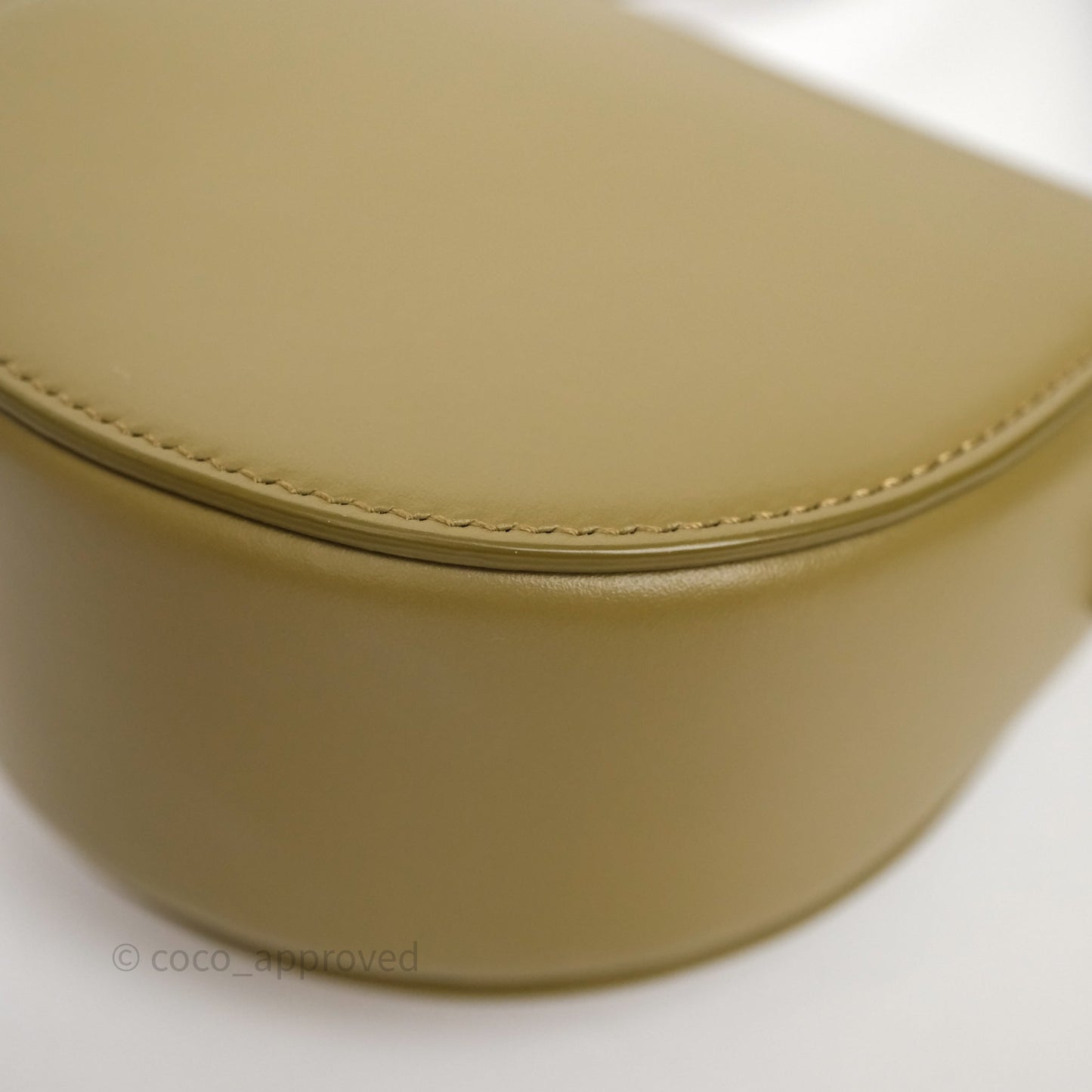 Celine Mini Besace Cuir Triomphe Green Calfskin