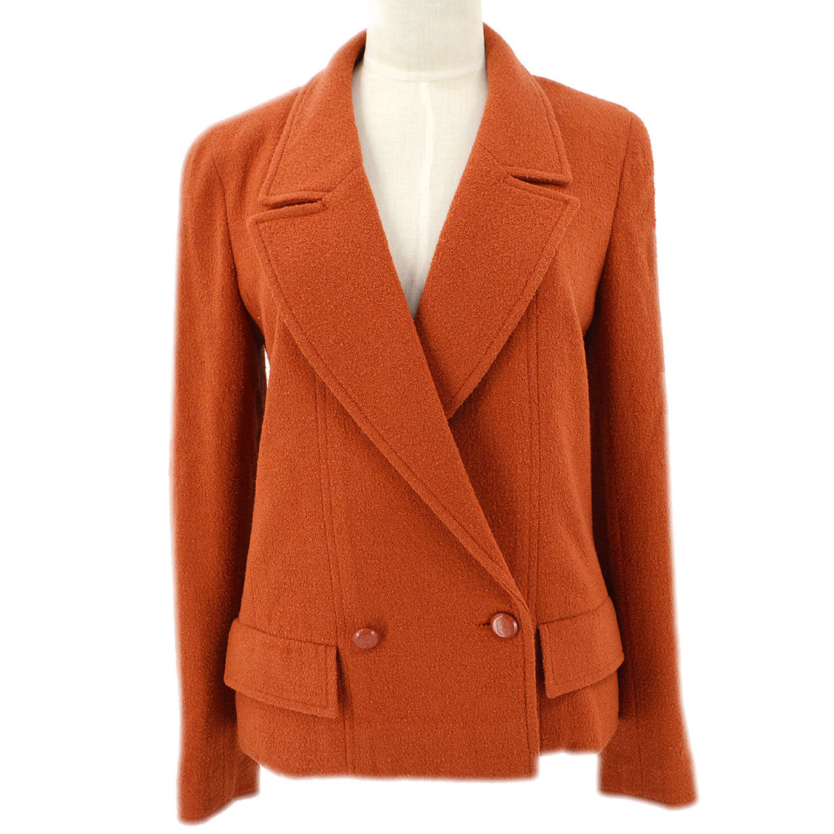 Luxury Chanel 1998 Fall double-breasted boucl blazer #36