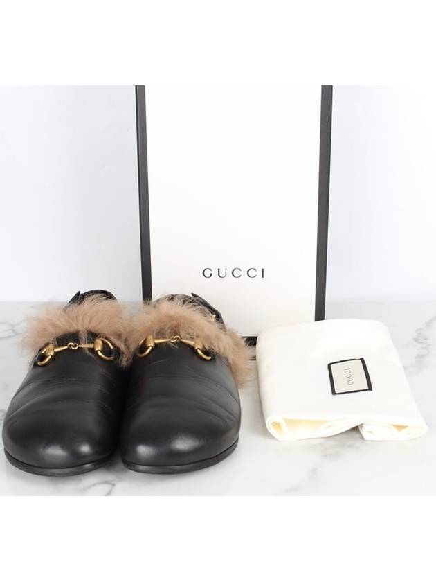 Luxury Gucci Trending 2025 Men s Horsebit Fur Slippers 8 5 275