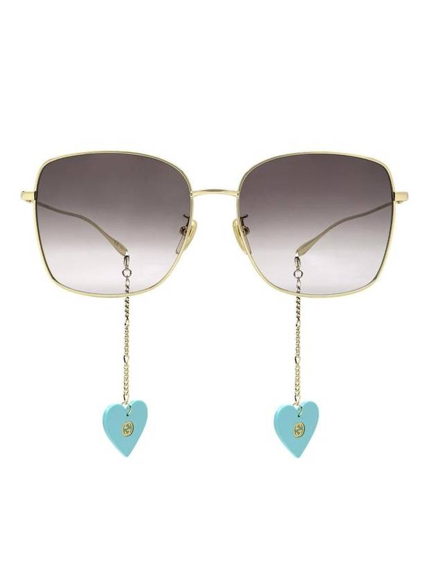 Luxury Gucci Trending 2025 Square Frame Sunglasses Gold