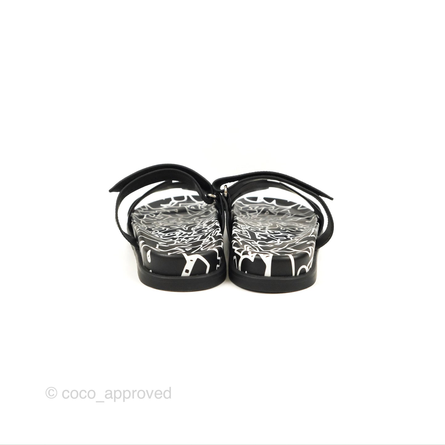 Hermès Chypre Sandal 'Graff Hermes' Black Epsom
