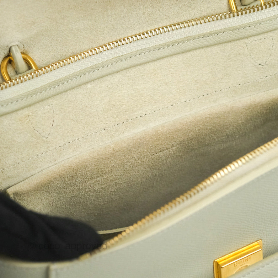 Celine Micro Belt Bag Light Khaki Grained Calfskin Silver Hardware