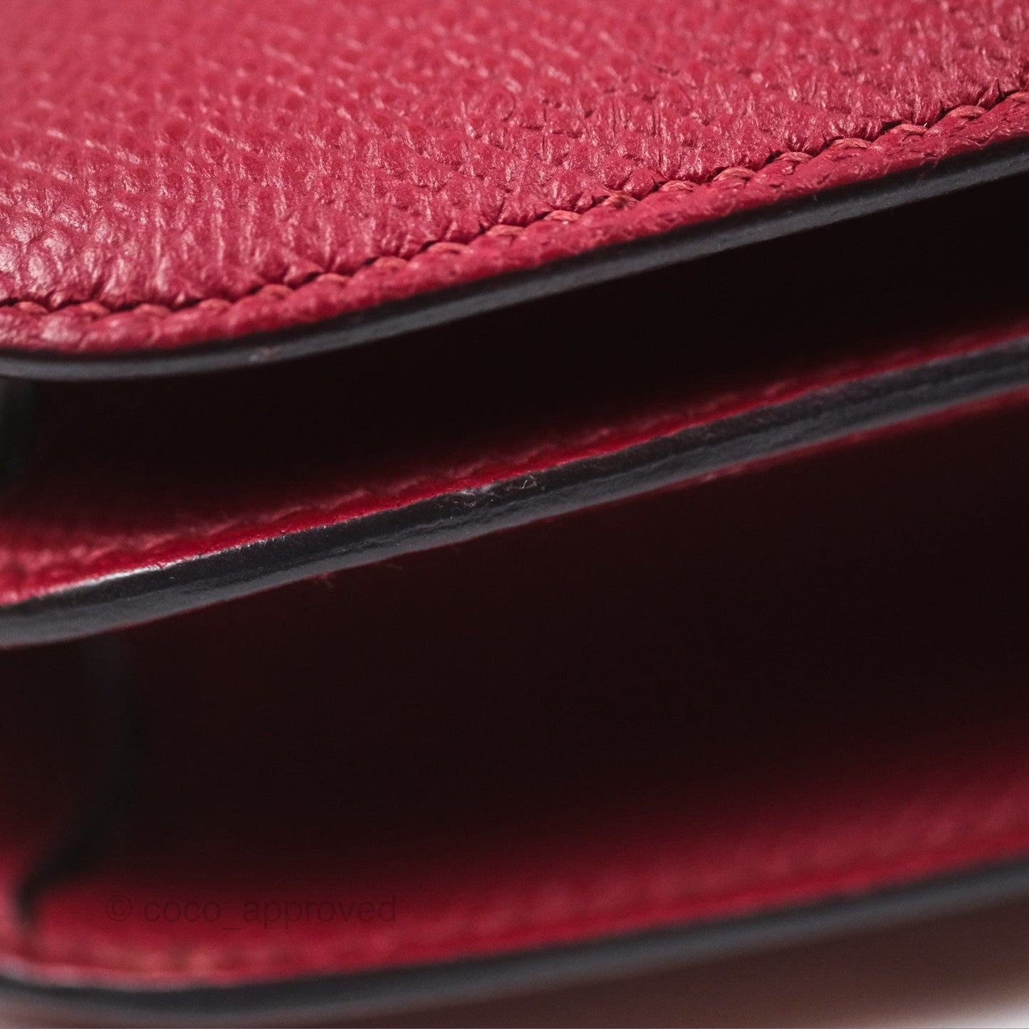 Hermès Constance Mini 18cm Rouge Grenat K1 Epsom Gold Hardware