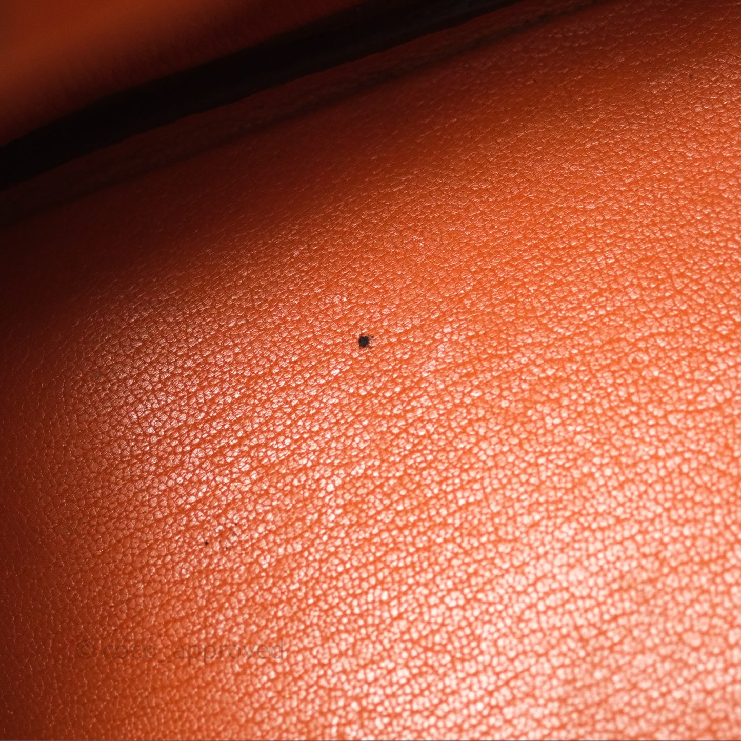 Hermès Birkin 30 Retourne Orange Epsom Palladium Hardware