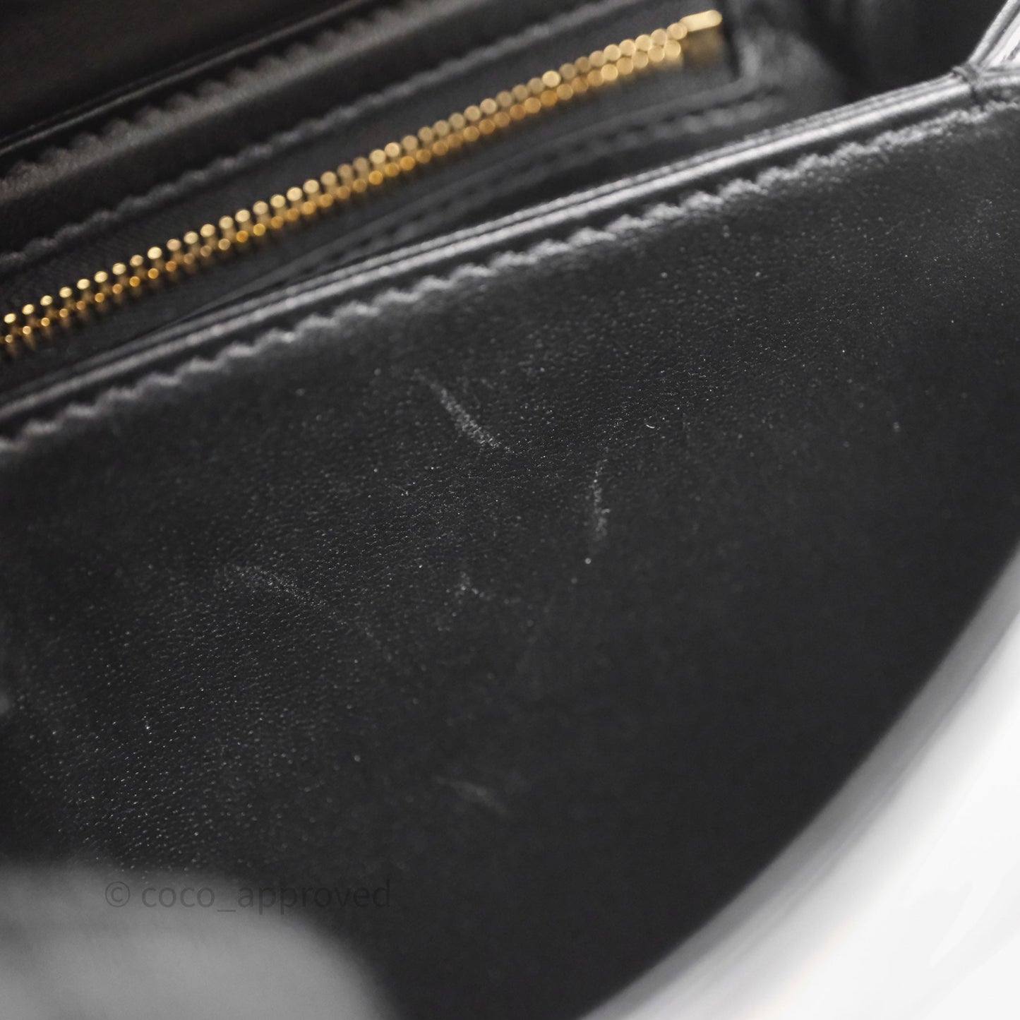 Celine Teen Triomphe Bag Black Shiny Calfskin Gold Hardware