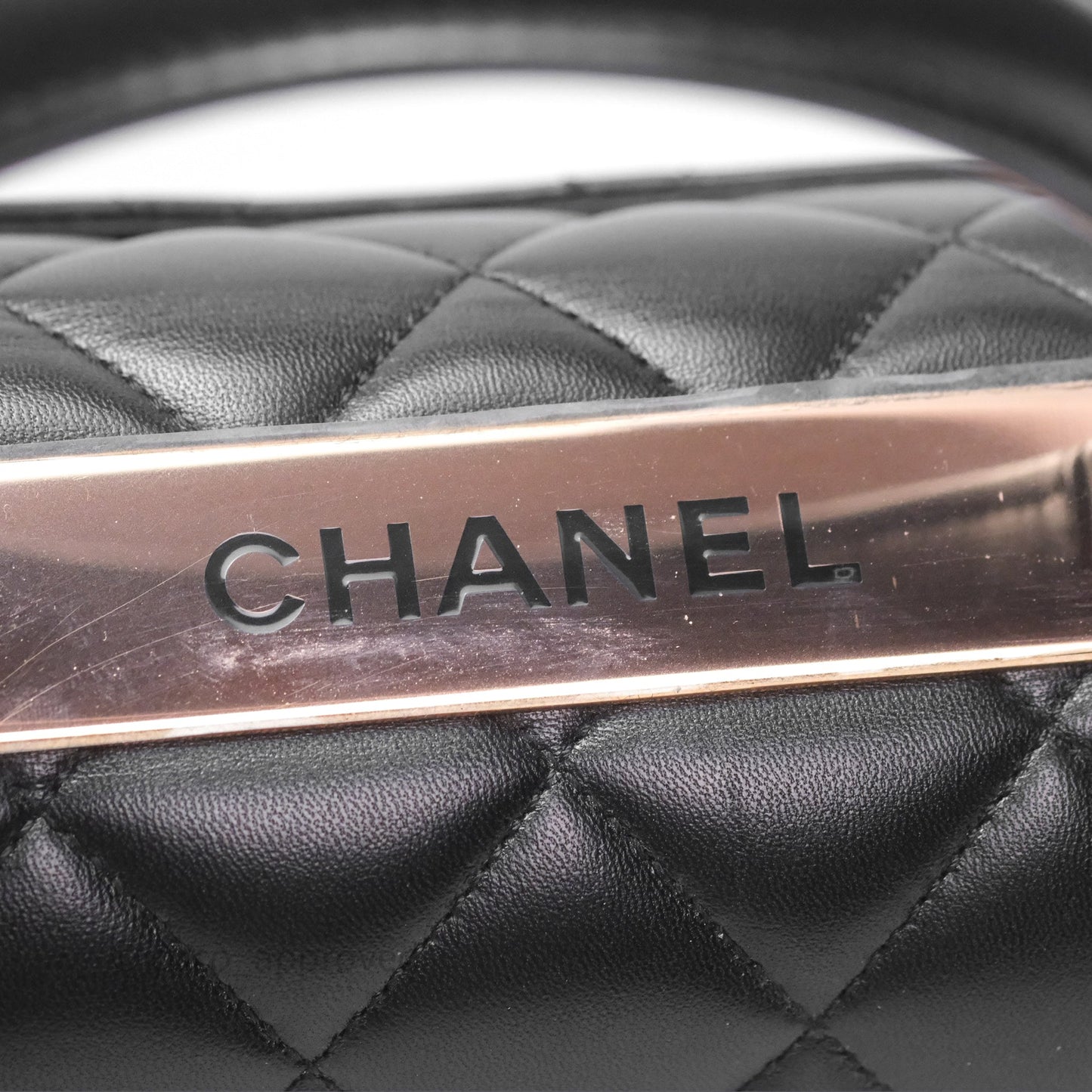 Chanel Trendy CC Small Black Lambskin Rose Gold Hardware