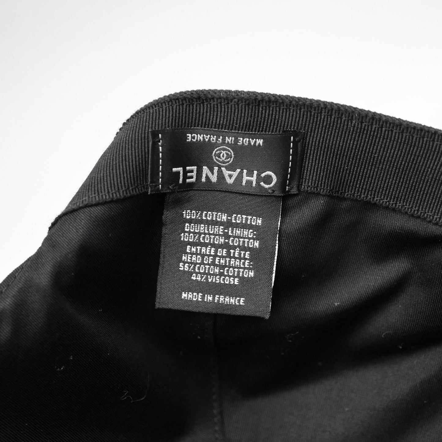 Chanel CC Baseball Cap Black