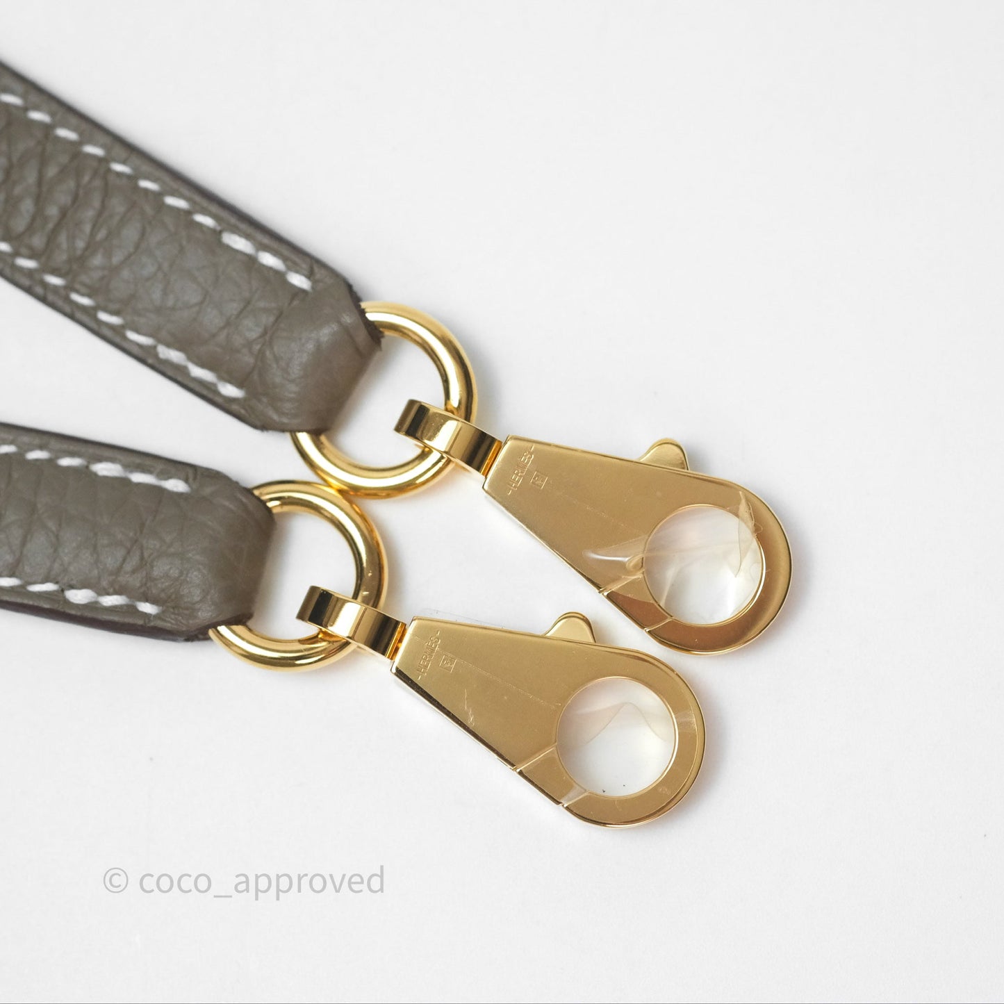 Hermès Kelly II 28 Retourne Etoupe 18 Clemence Gold Hardware