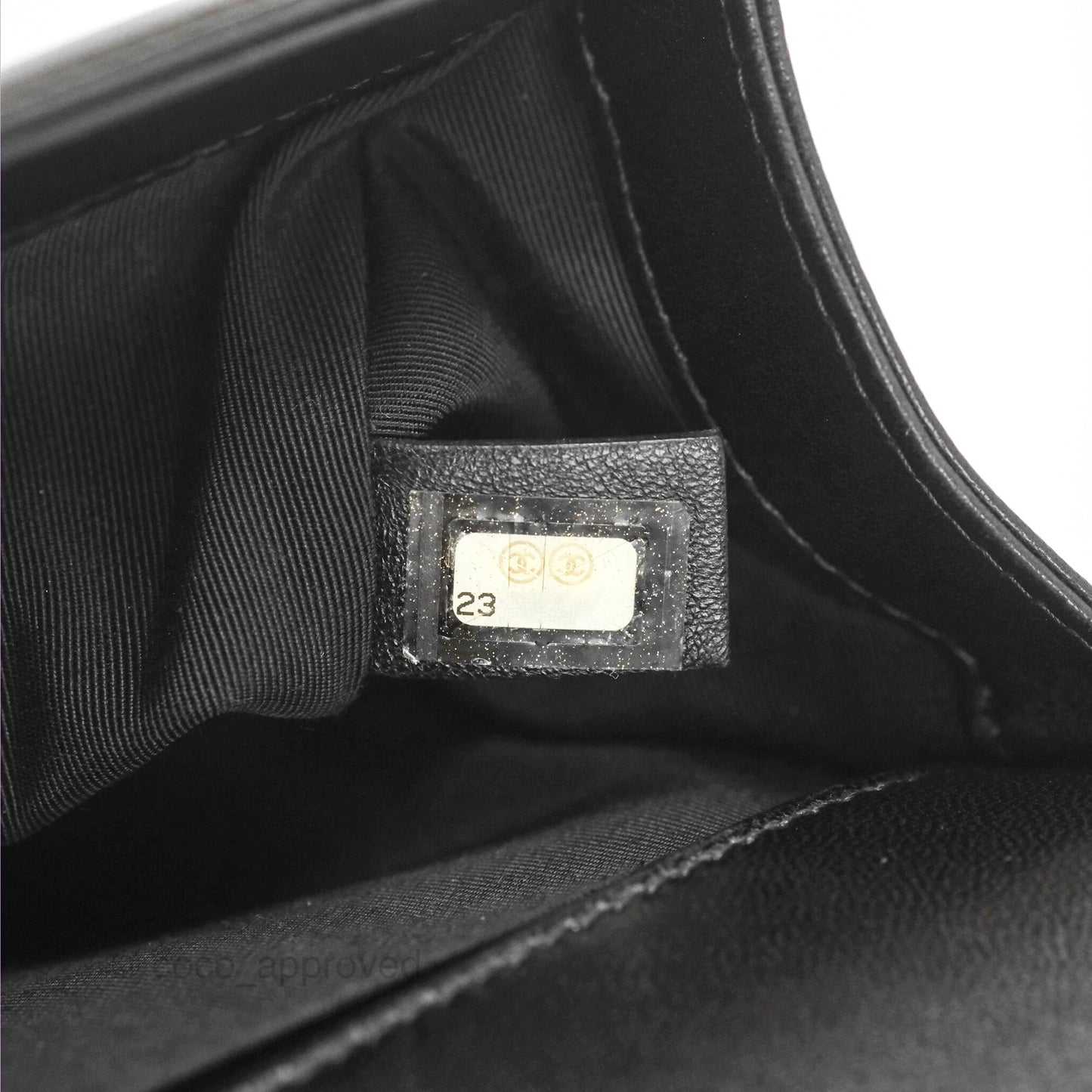 Chanel Quilted Medium Boy Black Lambskin Ruthenium Hardware