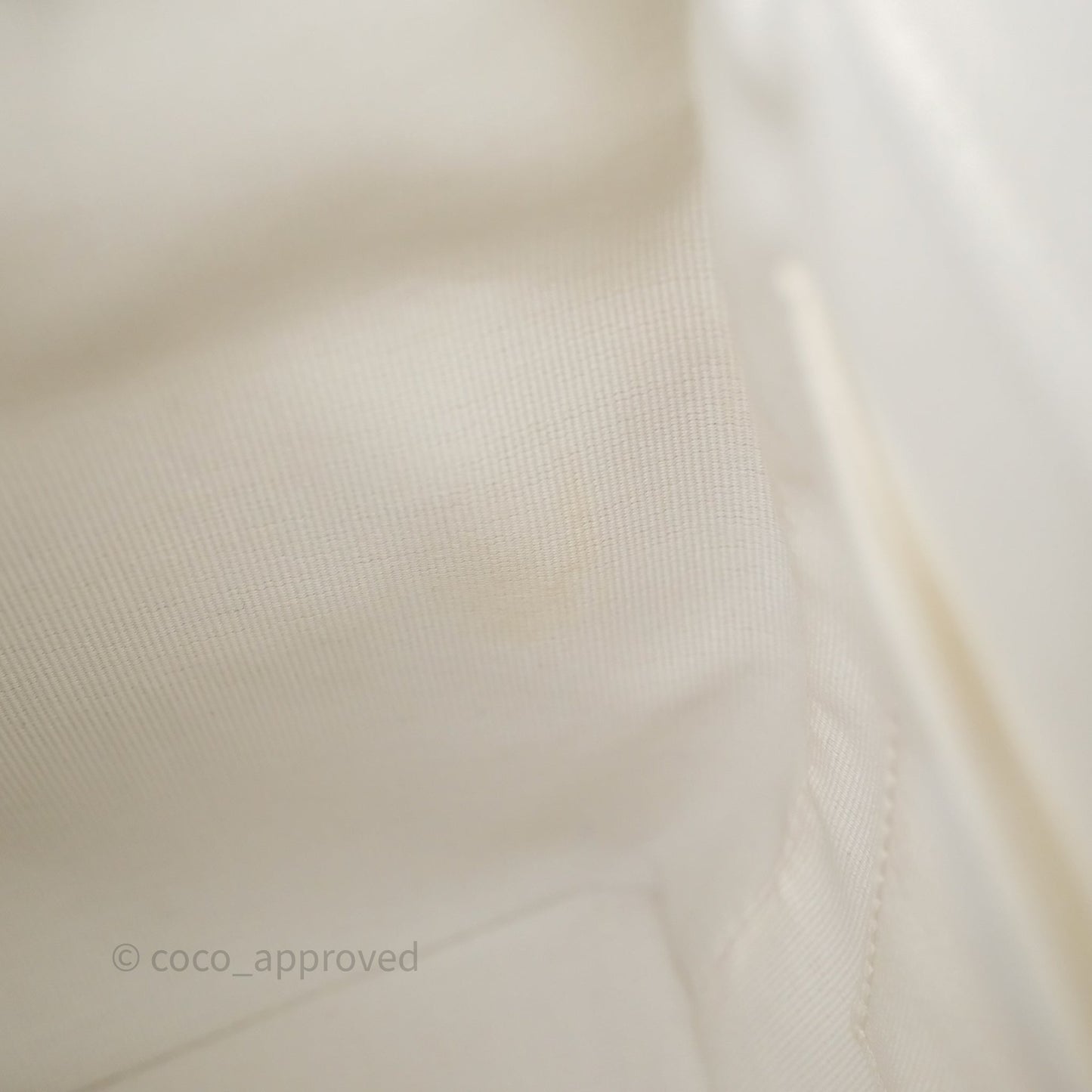 Chanel Duma Backpack White Caviar Gold Hardware 23K