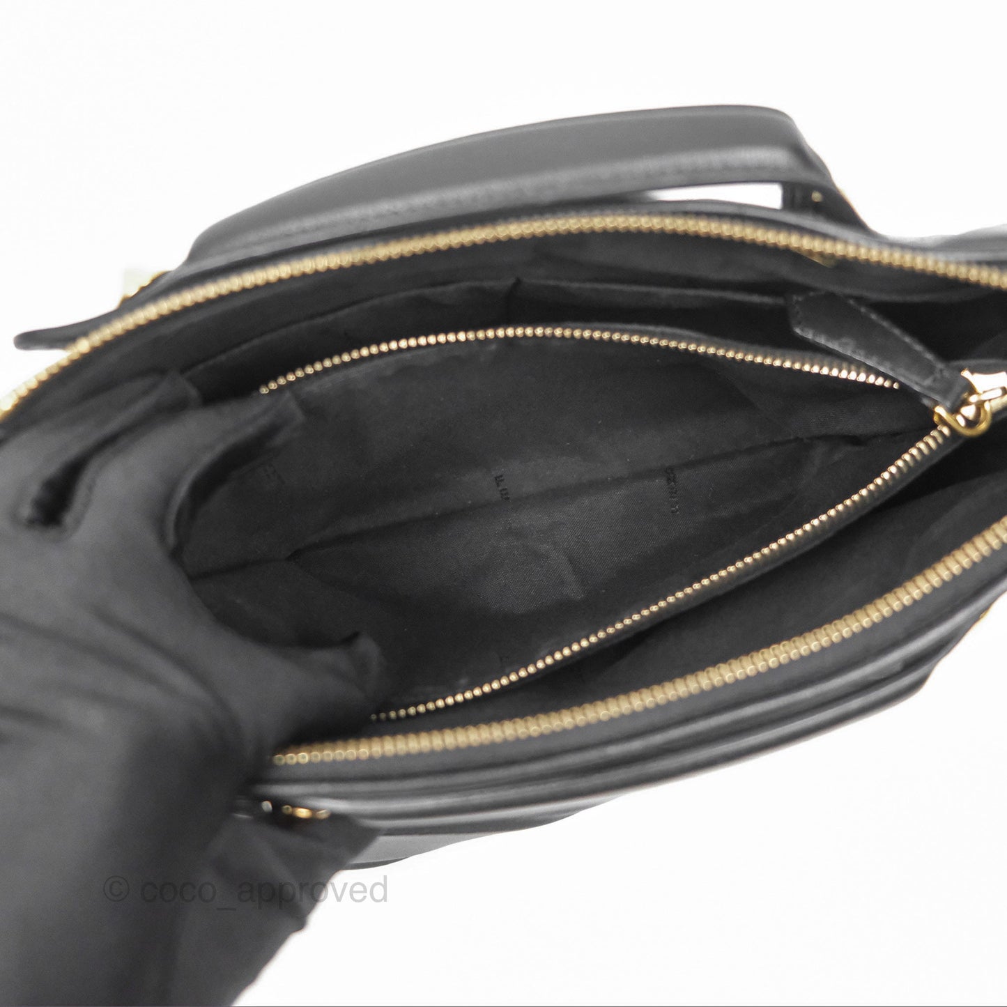 Fendi Medium By The Way Vit. Dolce Bag Black