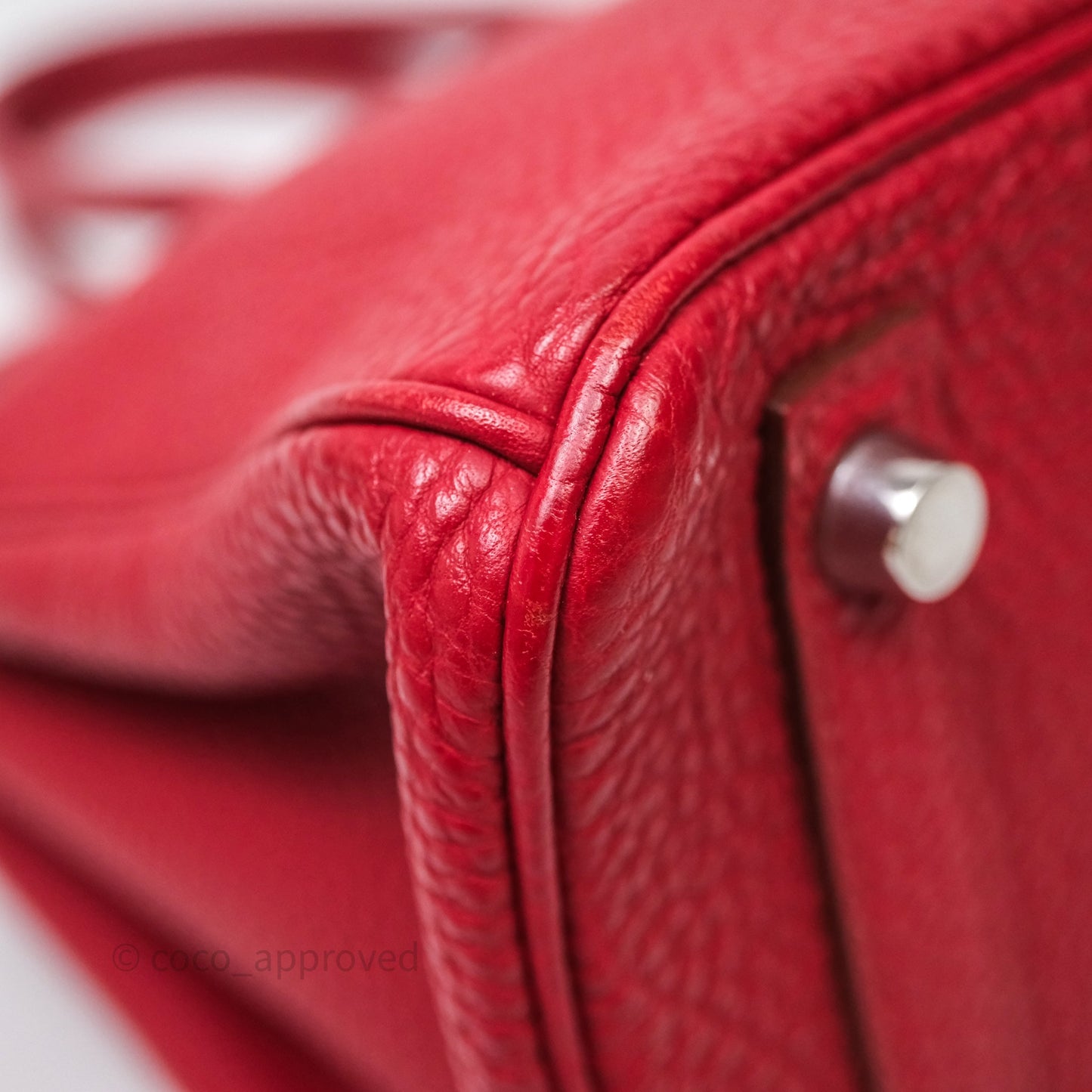 Hermès Birkin 30 Rouge Togo Palladium Hardware