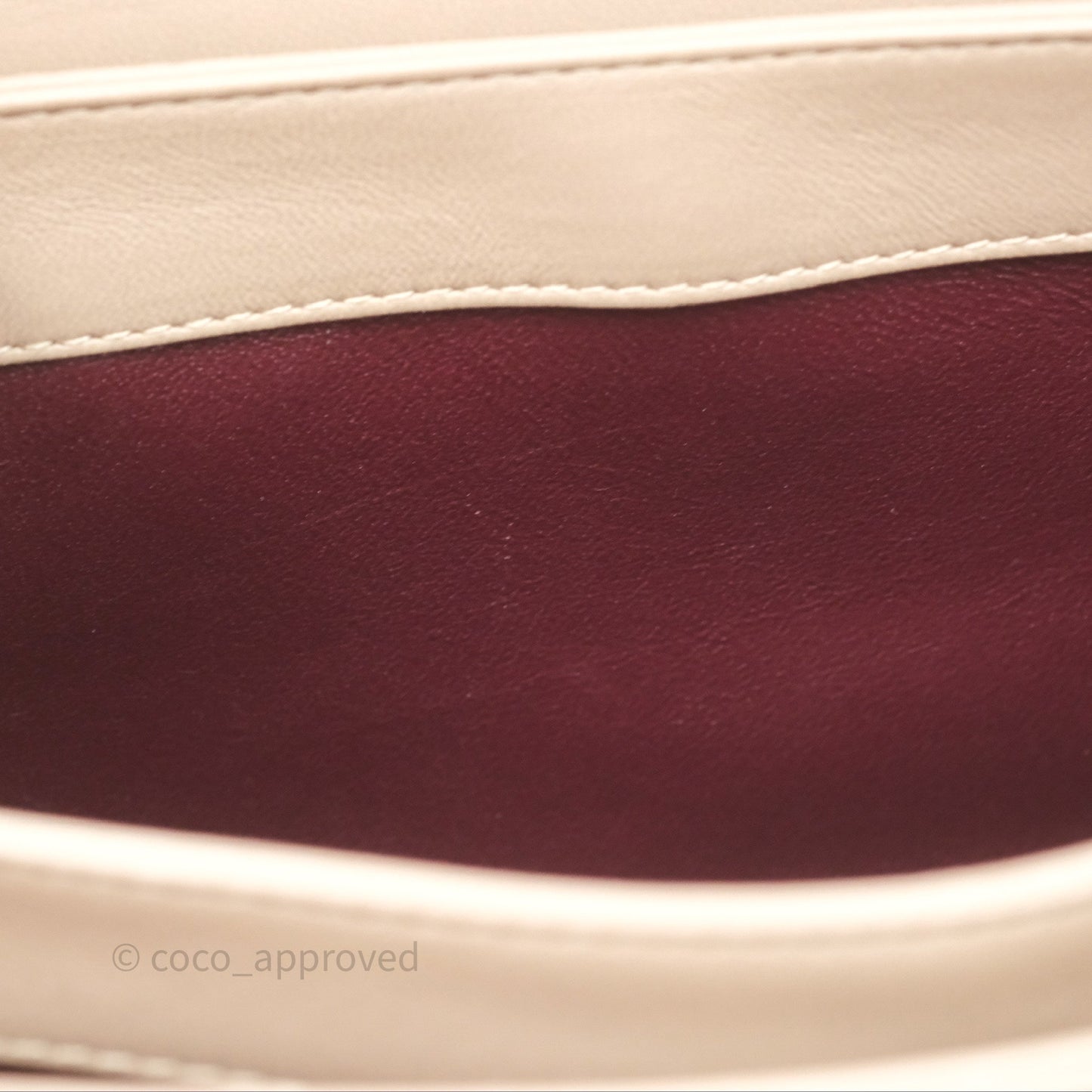 Chanel Small Trendy CC Beige Lambskin Gold Hardware