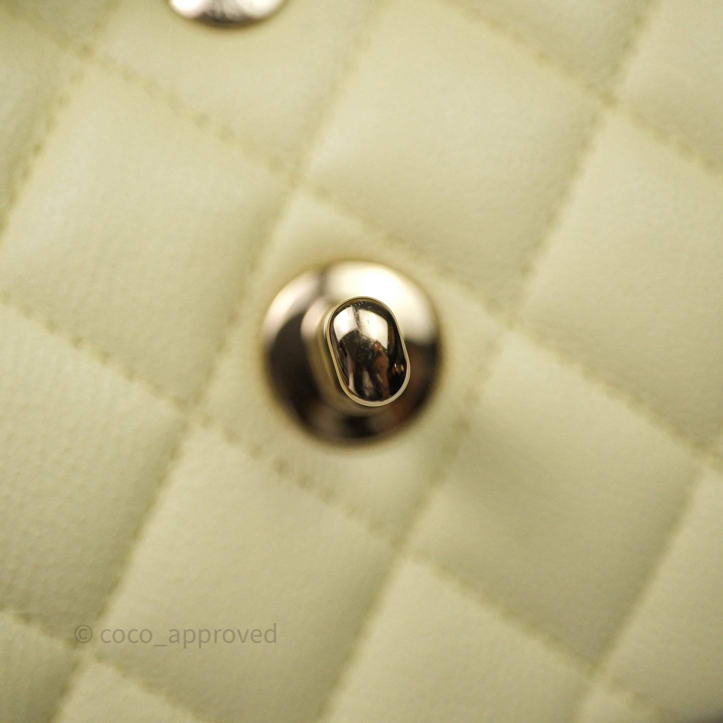 Chanel Small Classic Quilted Flap Yellow Caviar Gold Hardware