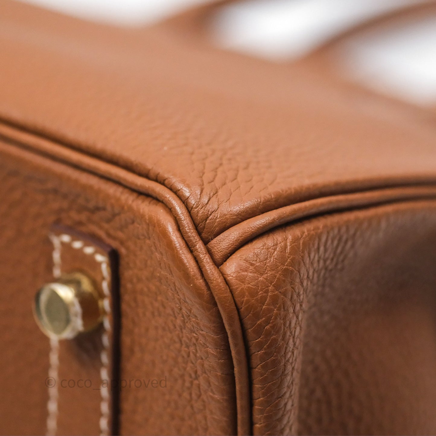 Hermès Birkin 30 Retourne Gold 37 Togo Gold Hardware