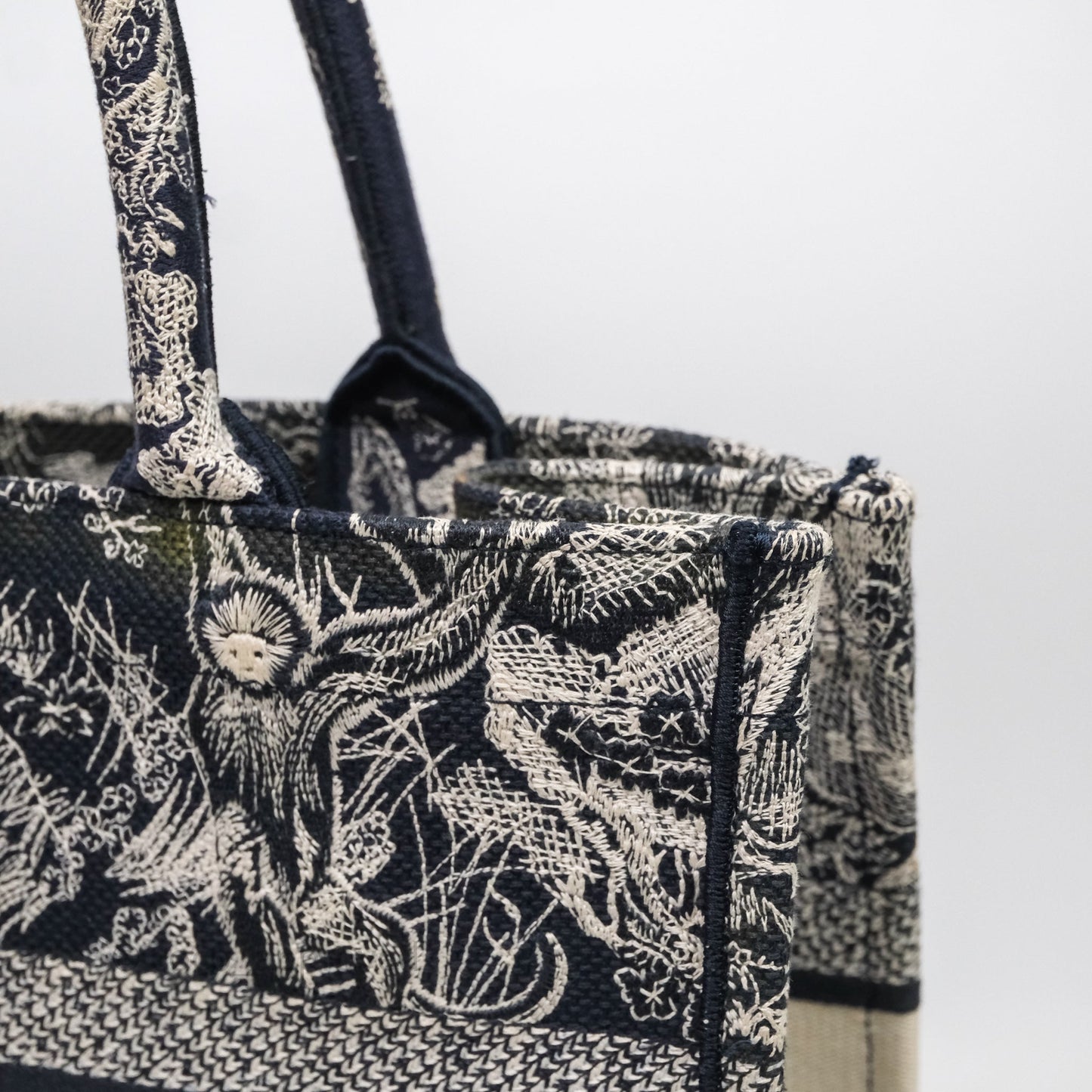 Christian Dior Toile De Jouy Medium Book Tote Canvas
