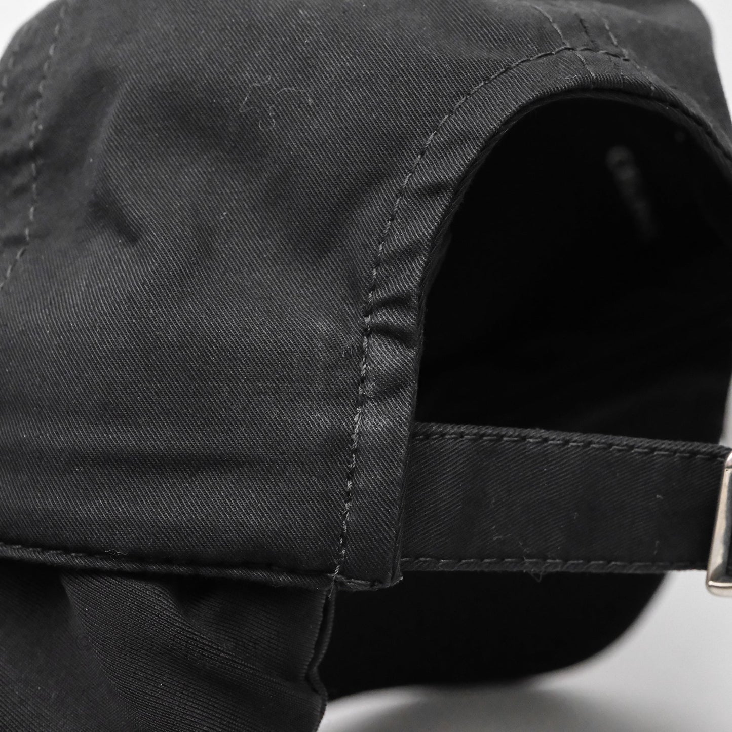 Celine Initial Baseball Cap Cotton Black