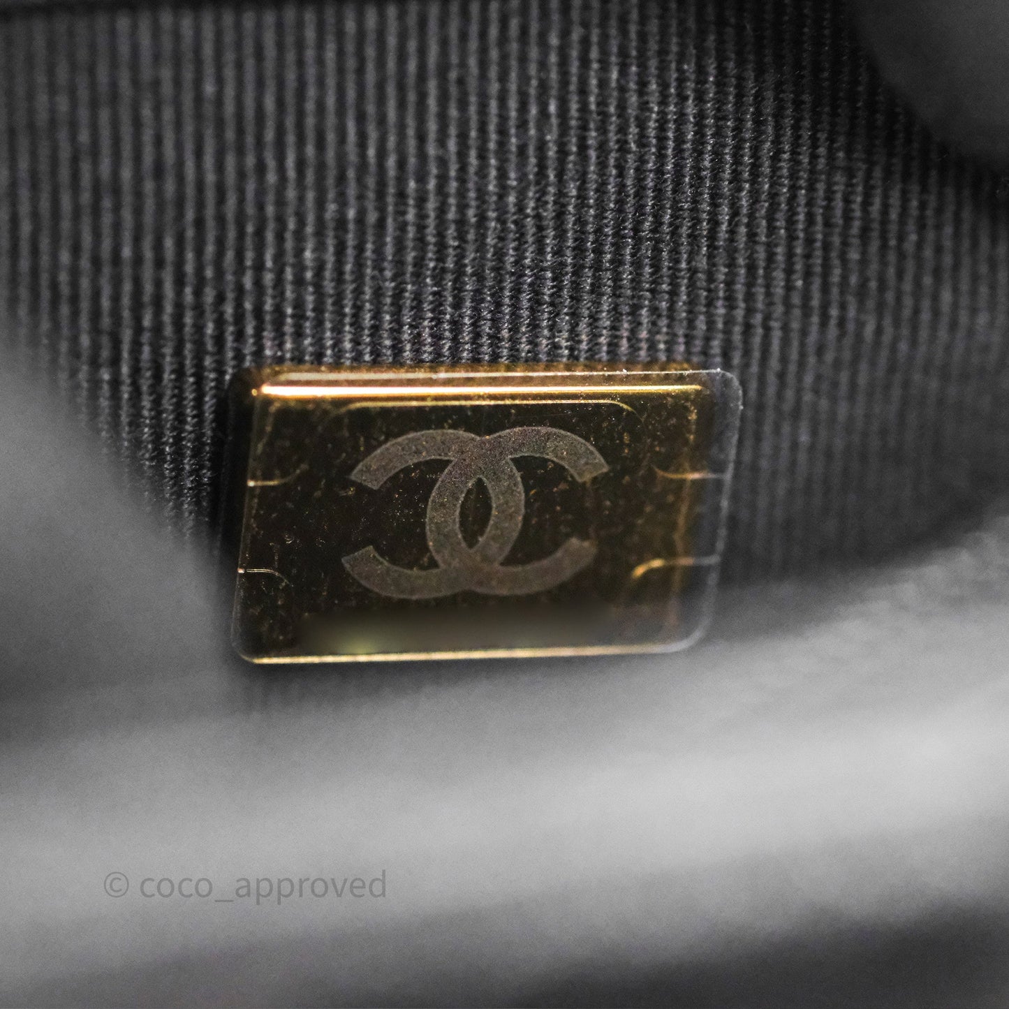 Chanel Kelly Bag Quilted Black Shiny Crumpled Calfskin Aged Gold Hardware