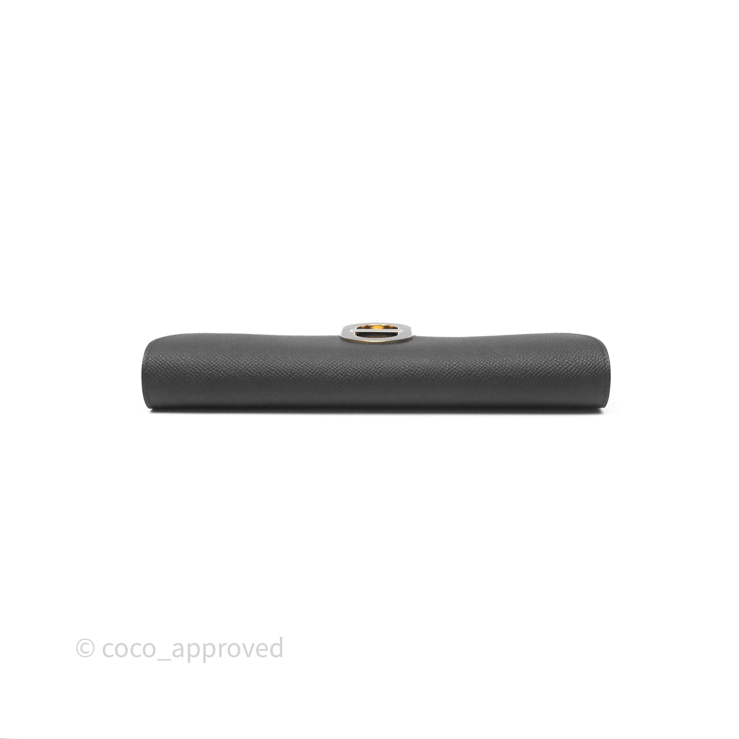 Hermès Maillon To Go Epsom Noir 89 Gold Hardware