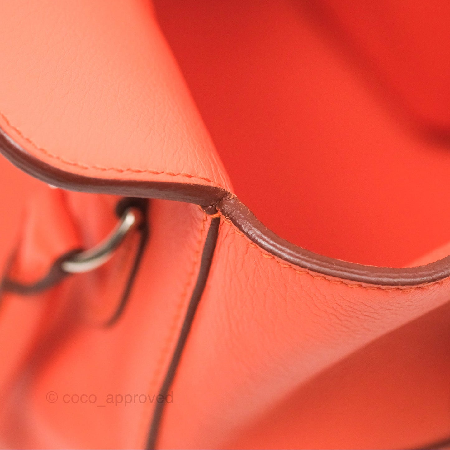 Hermès ToolBox 20 Mangue Evercolor Palladium Hardware