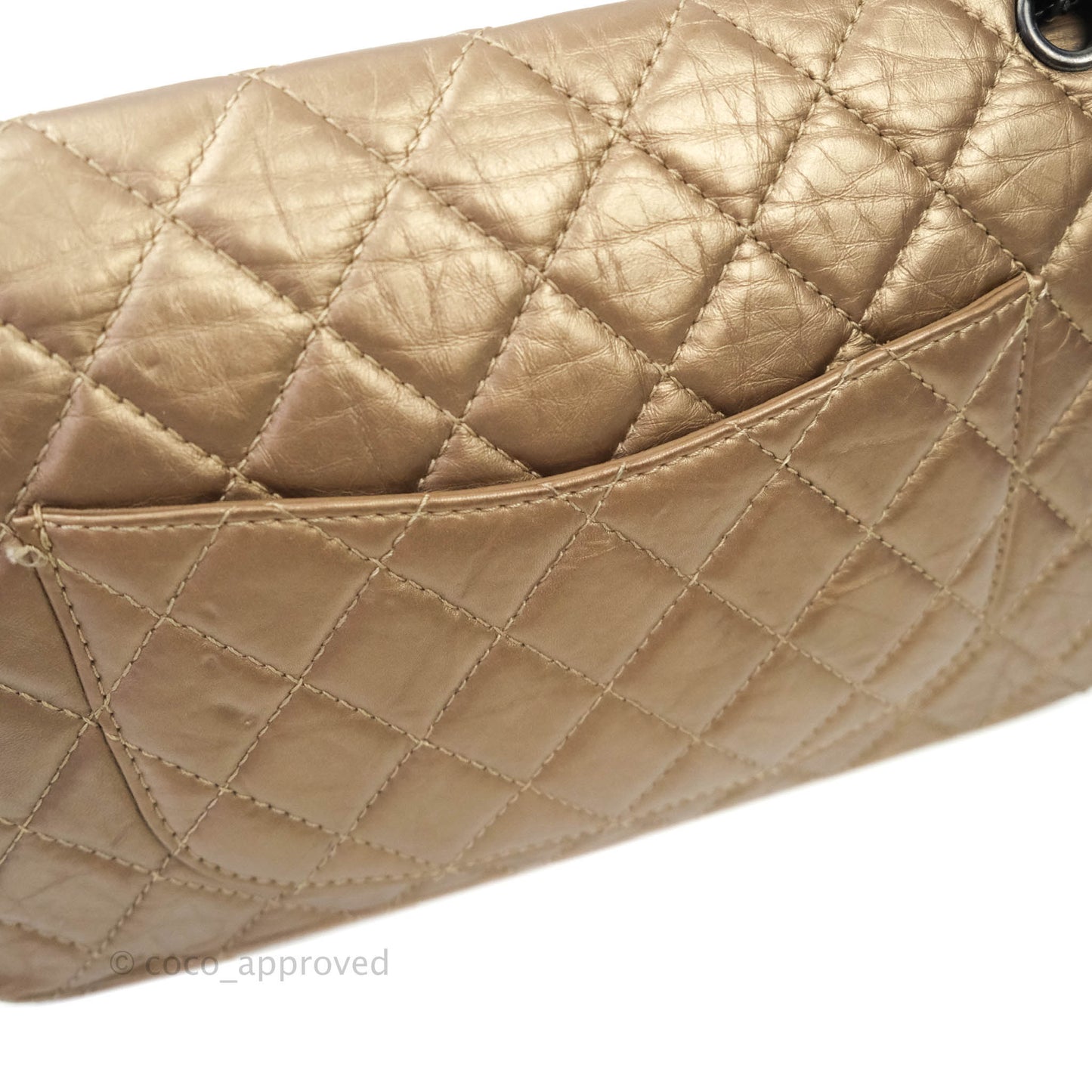 Chanel Reissue 226 Copper Calfskin Ruthenium Hardware