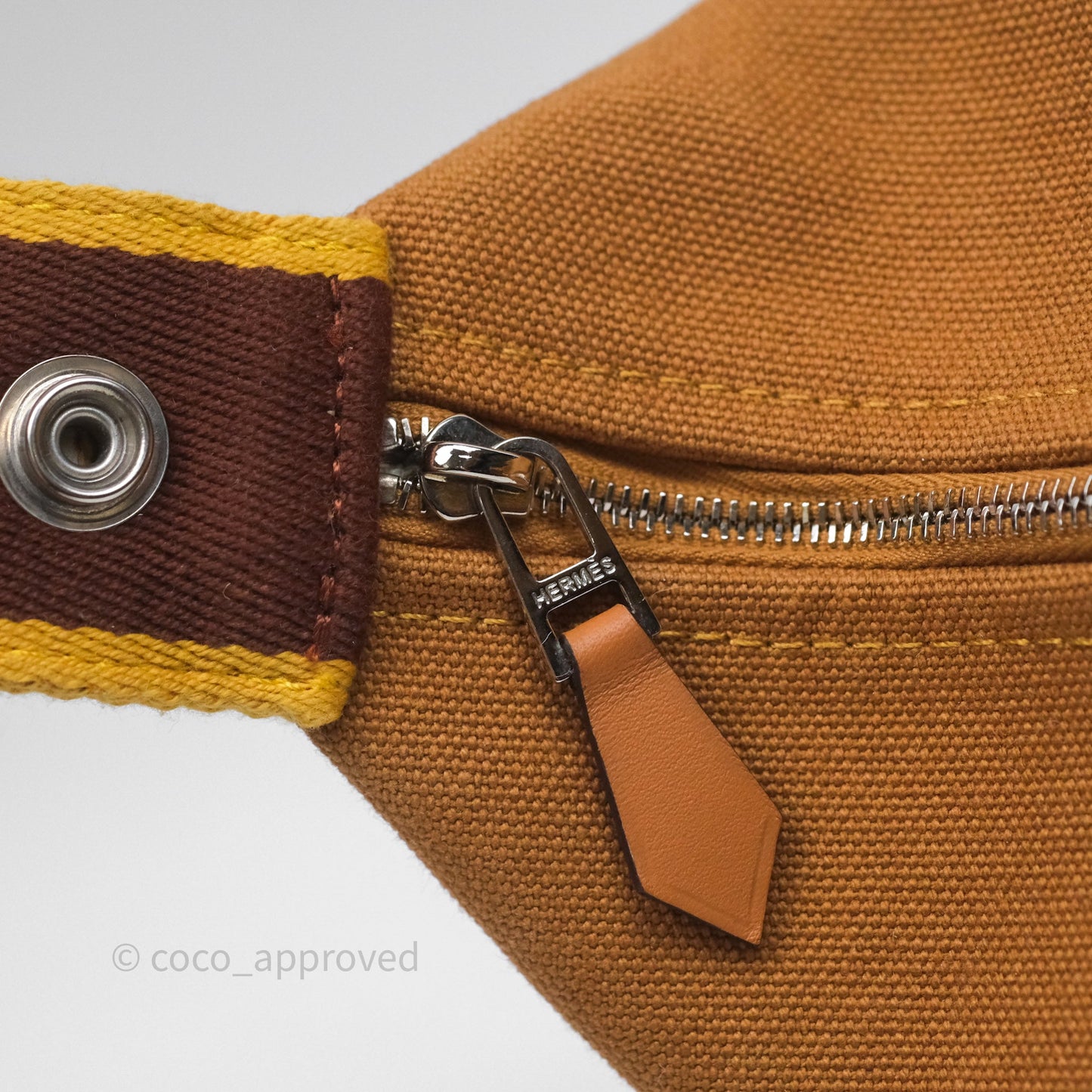 Hermès Small Bride-A-Brac Ocre Canvas