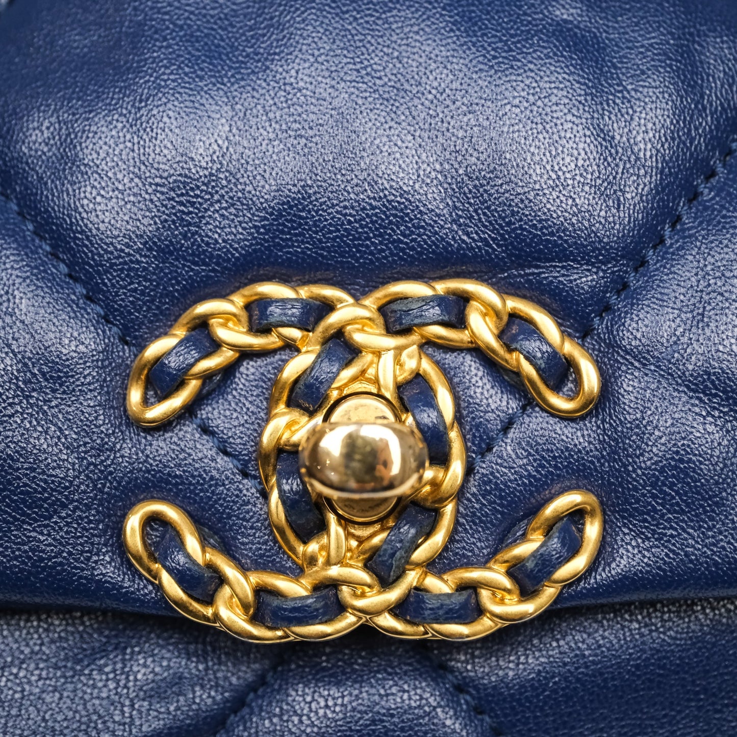 Chanel 19 Small Navy Mixed Hardware